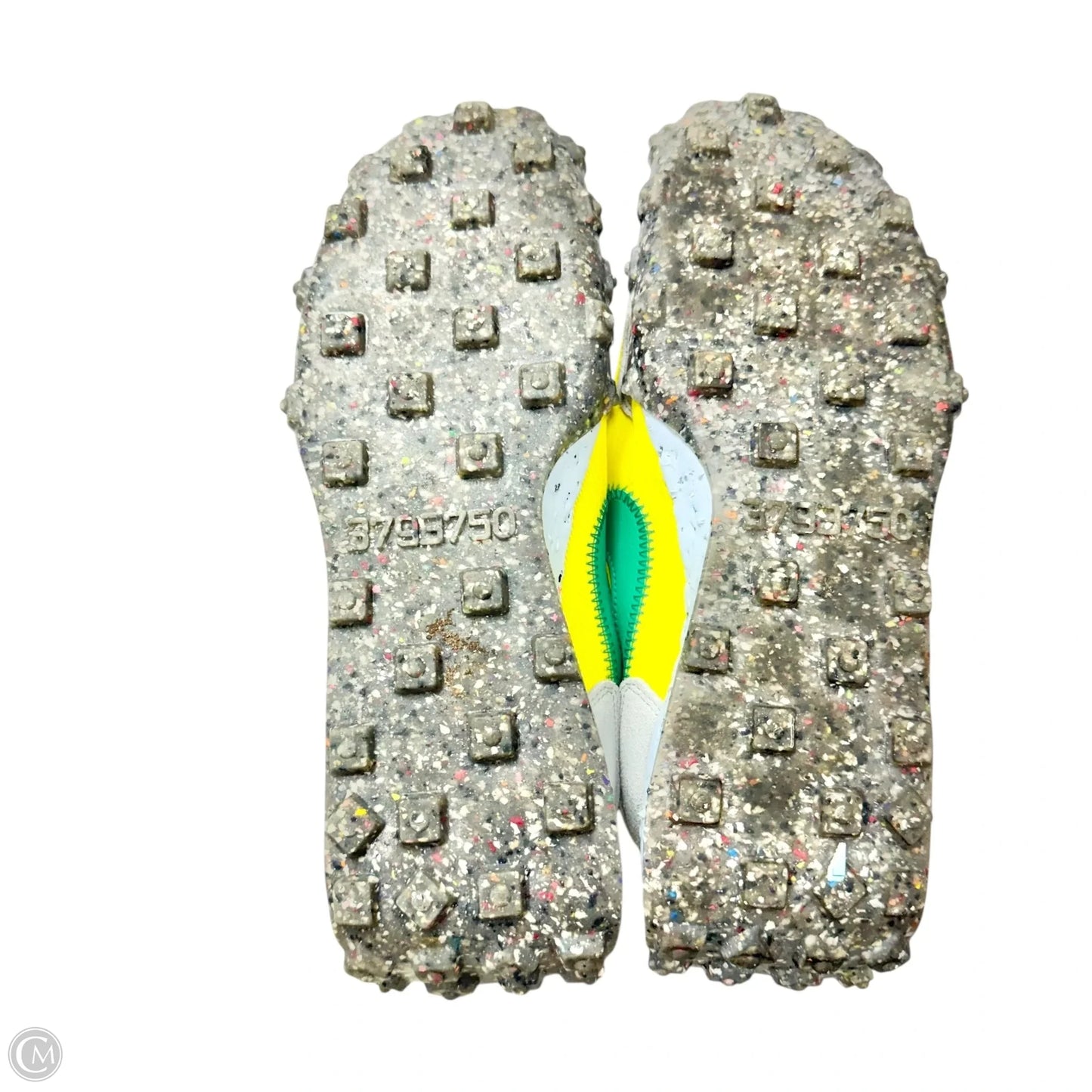 Shoes Sneakers By Nike In Green & Yellow, Size: 9