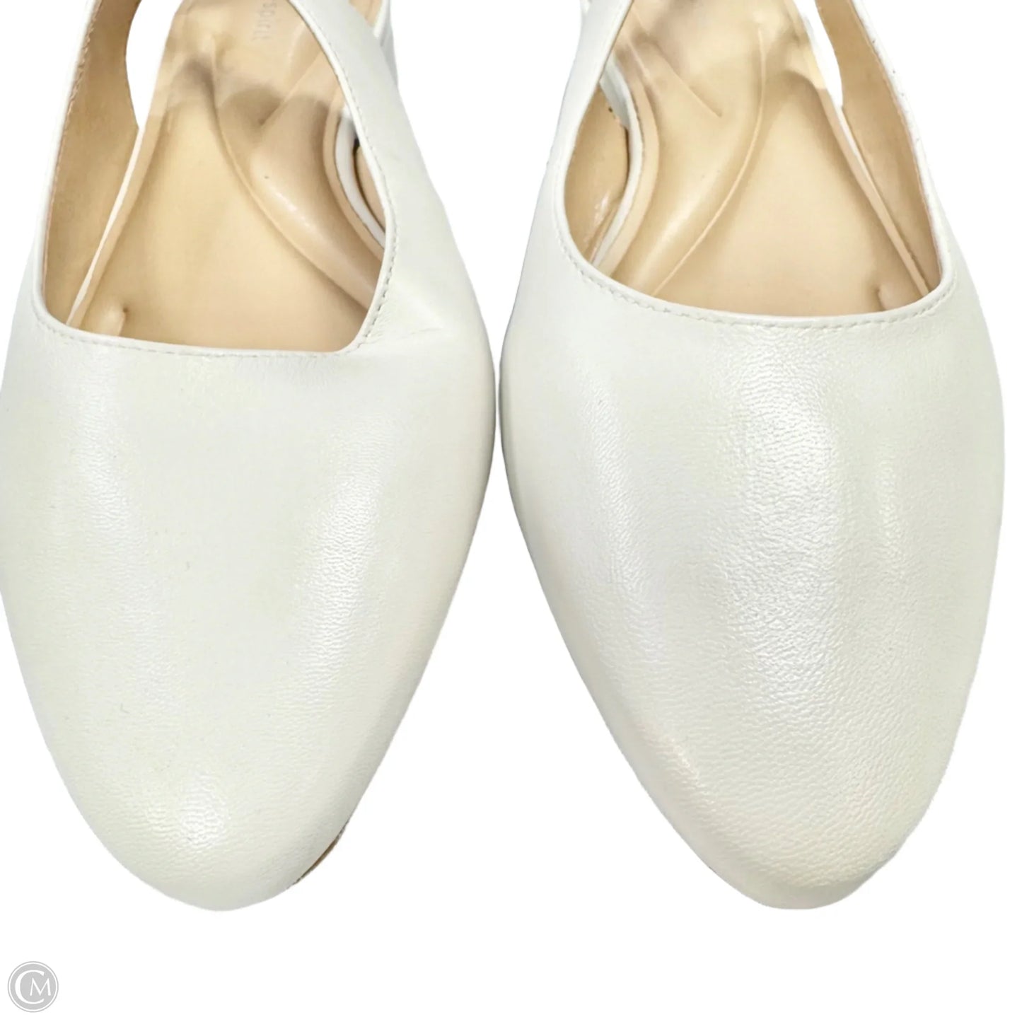 Shoes Heels Kitten By Easy Spirit In White, Size: 10