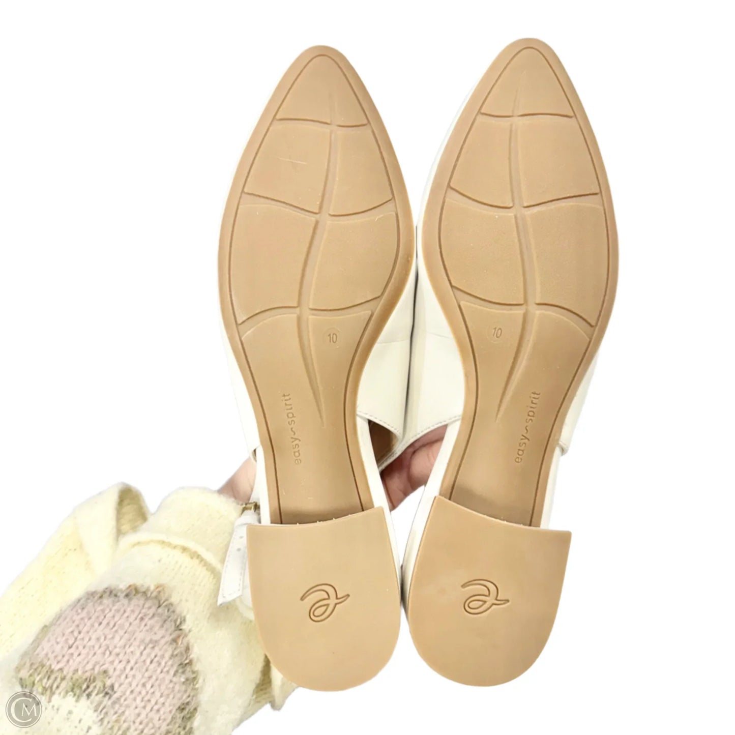 Shoes Heels Kitten By Easy Spirit In White, Size: 10