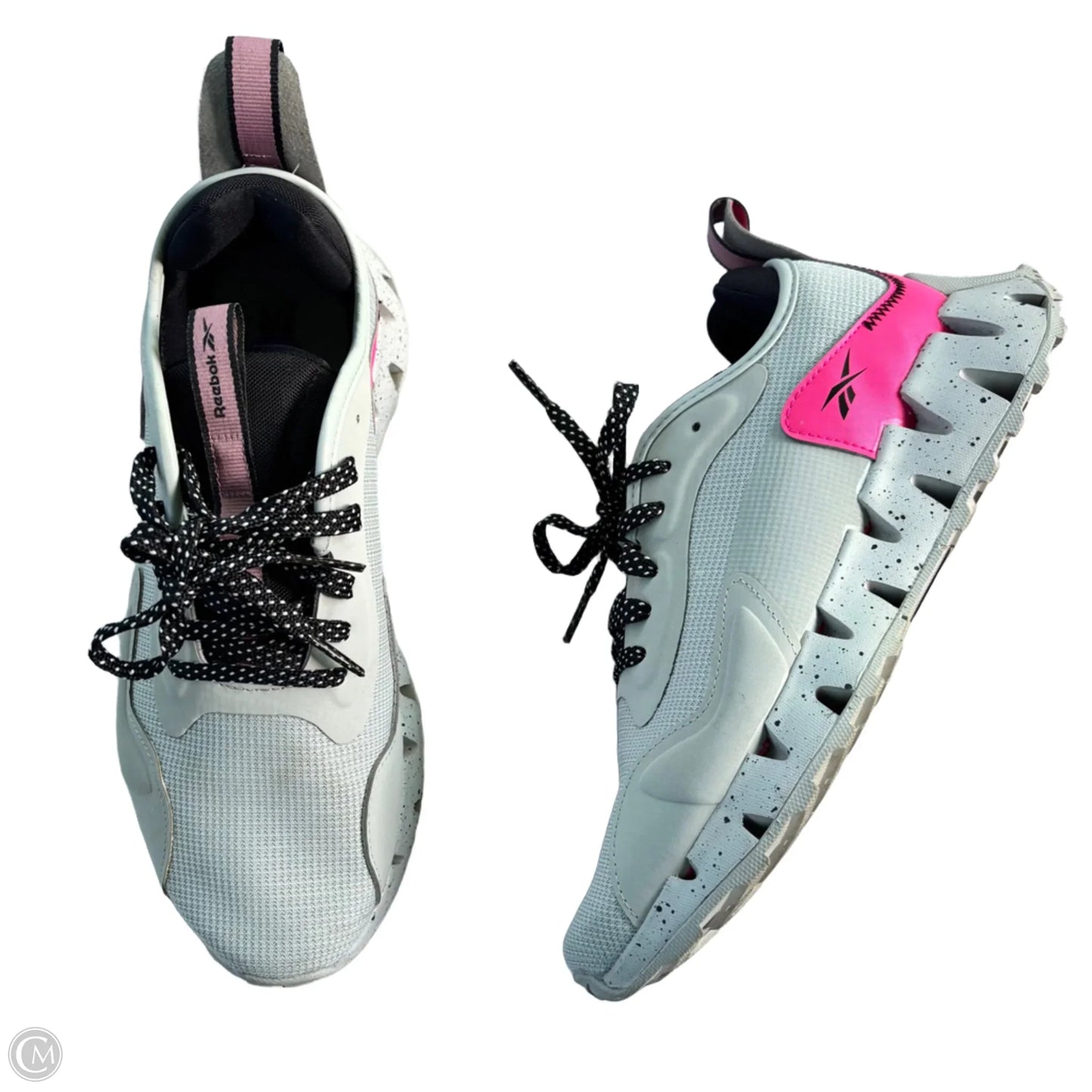 Shoes Athletic By Reebok In Grey & Pink, Size: 9