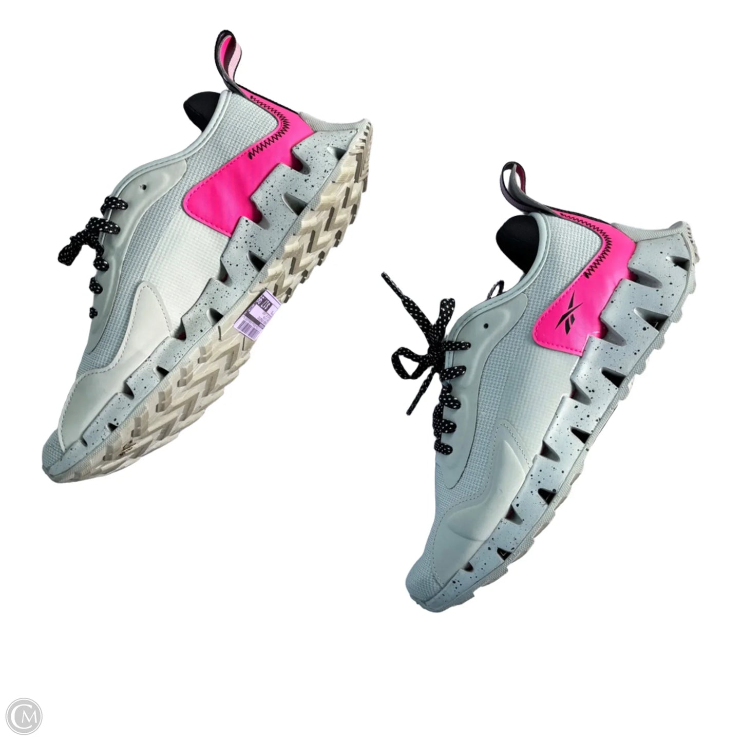 Shoes Athletic By Reebok In Grey & Pink, Size: 9
