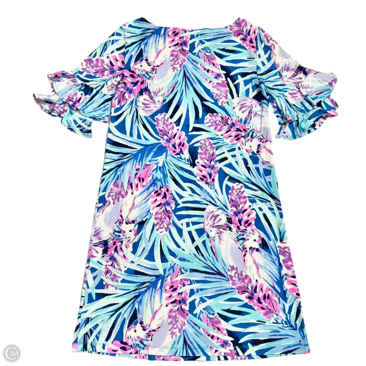 Dress Designer By Lilly Pulitzer In Blue & Purple, Size: Xs