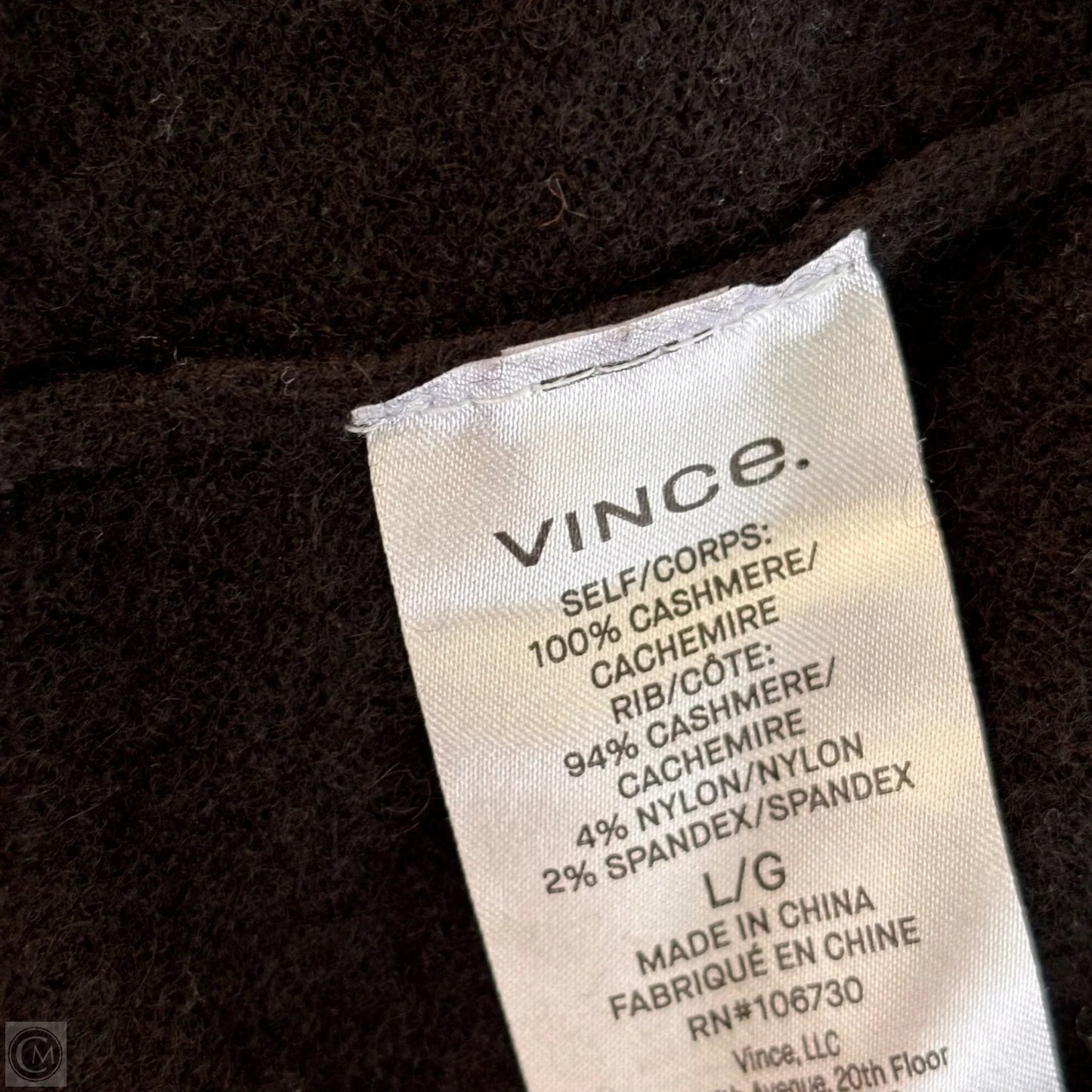 Cardigan By Vince In Black, Size: L