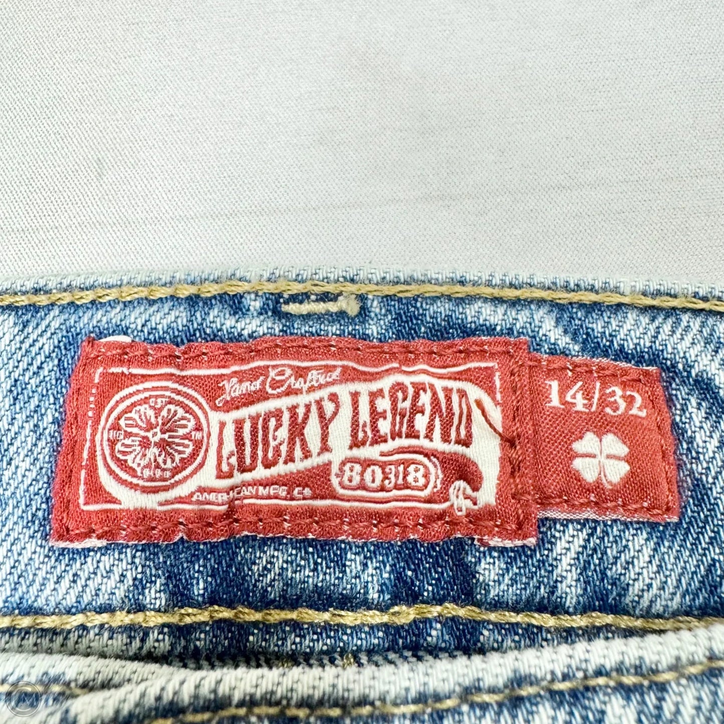 Shorts By Lucky Brand In Blue Denim, Size: 14