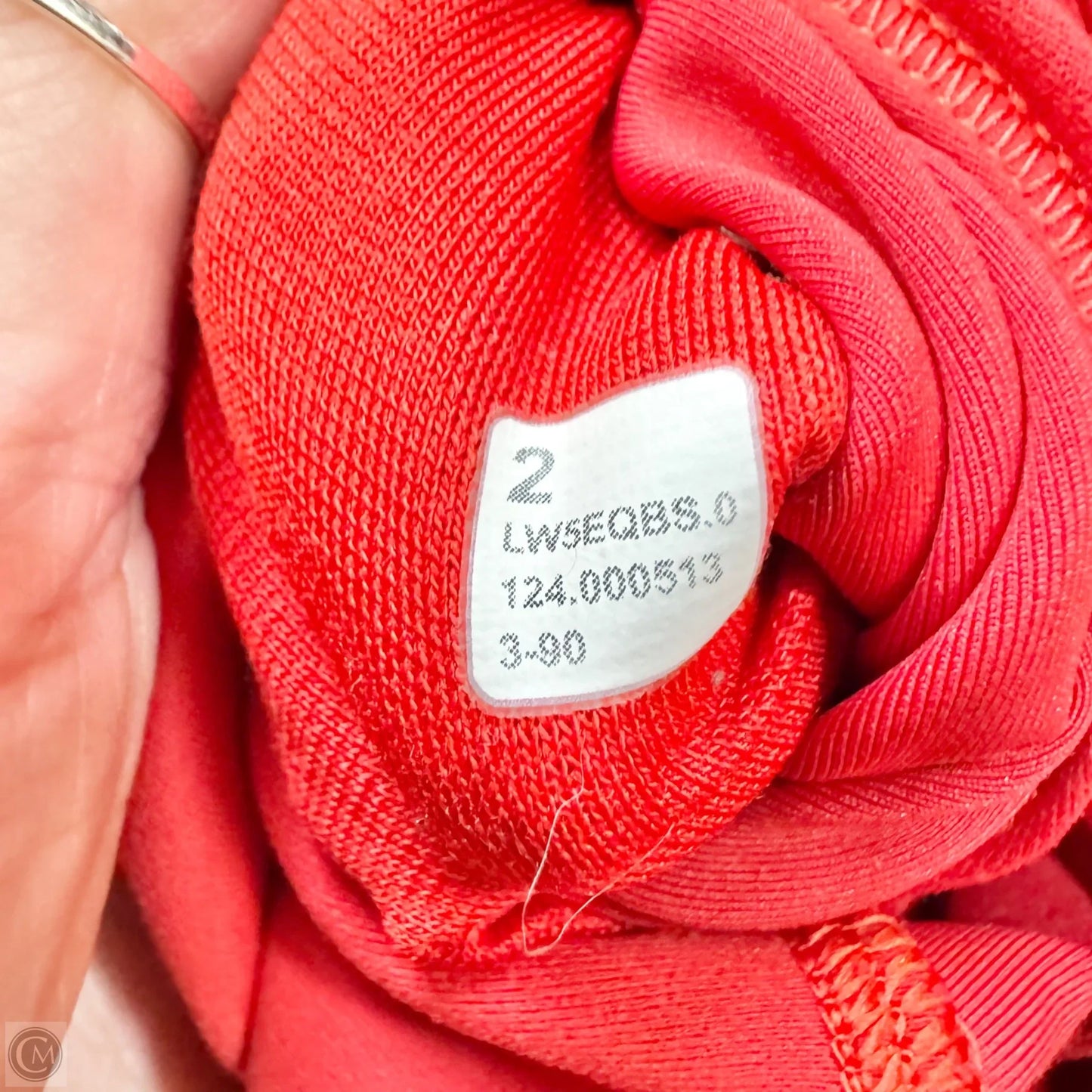 Athletic Leggings By Lululemon In Red, Size: Xs