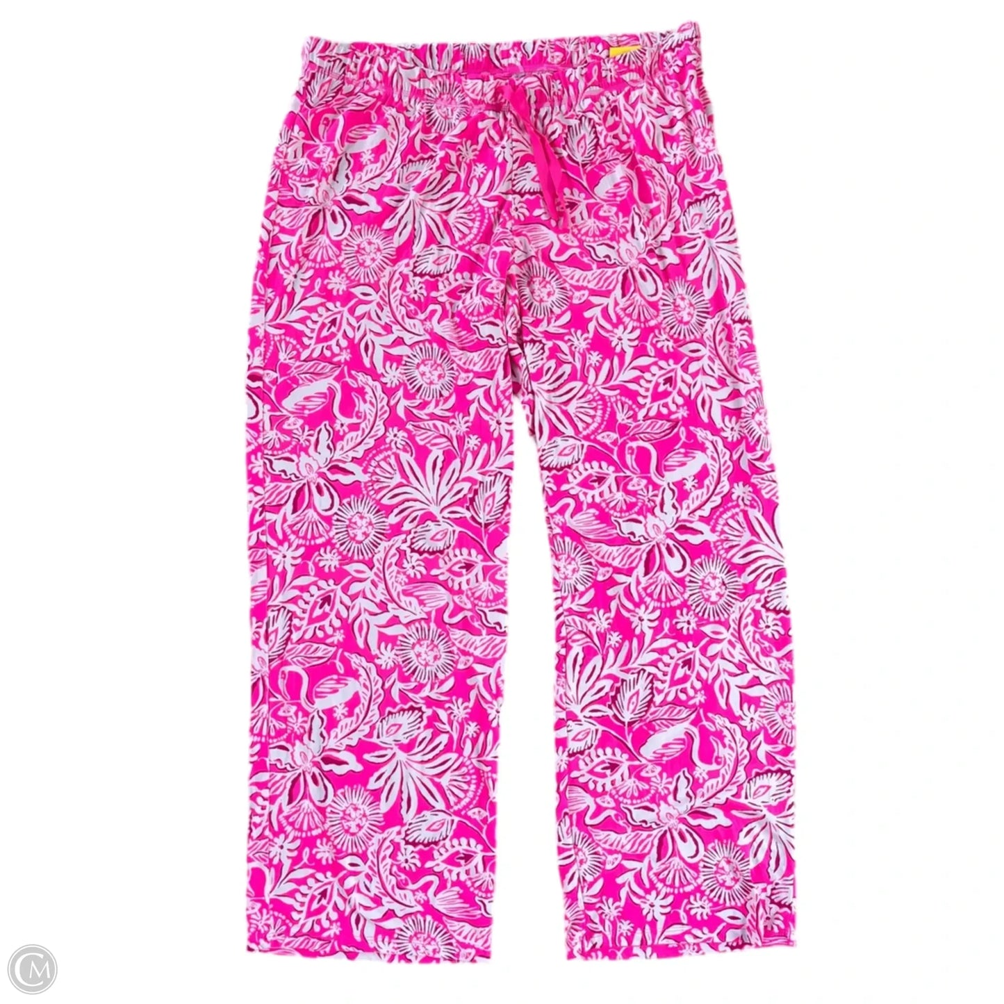 Pajamas Designer By Lilly Pulitzer In Pink & White, Size: Xl