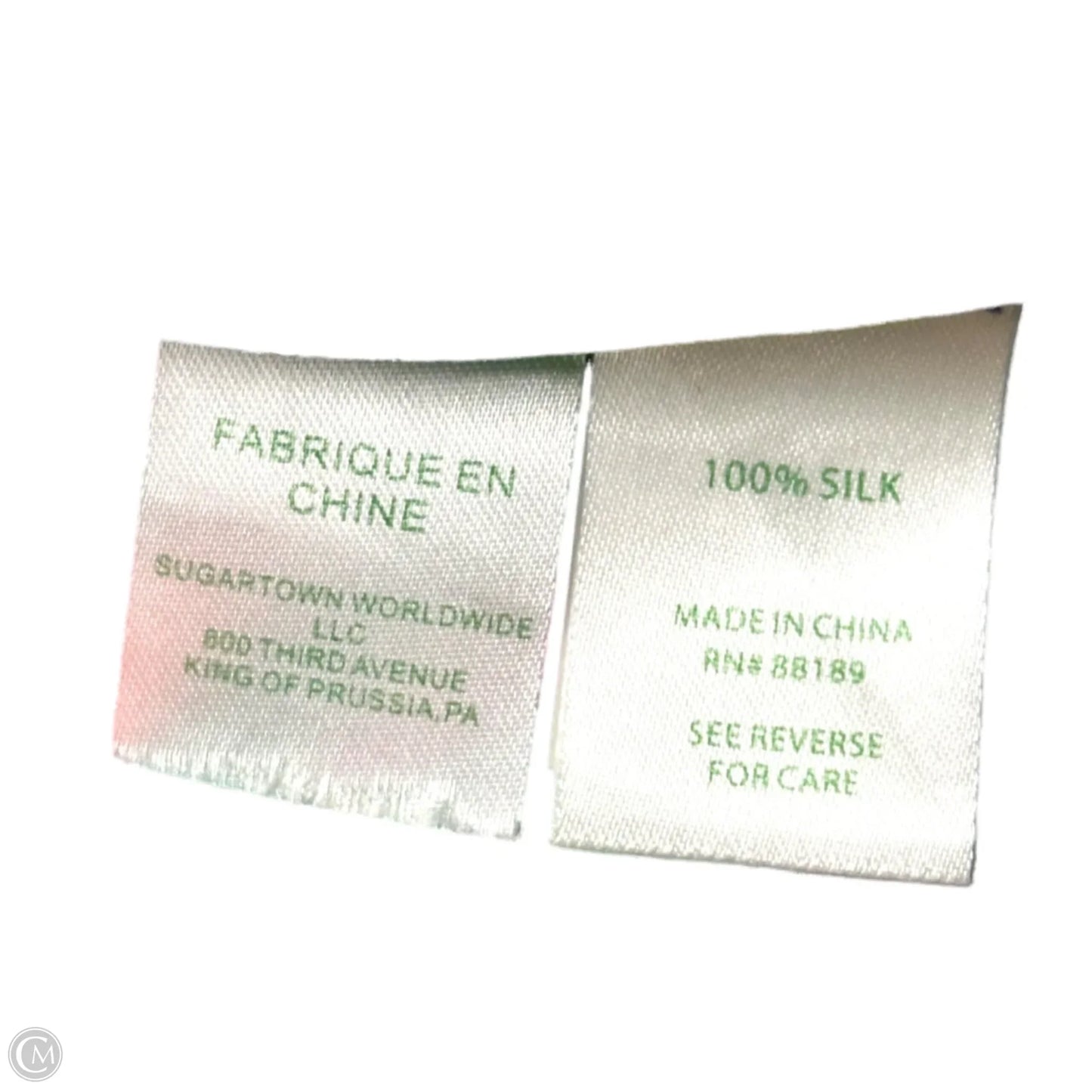 Top Long Sleeve Designer By Lilly Pulitzer In Blue & Green, Size: S