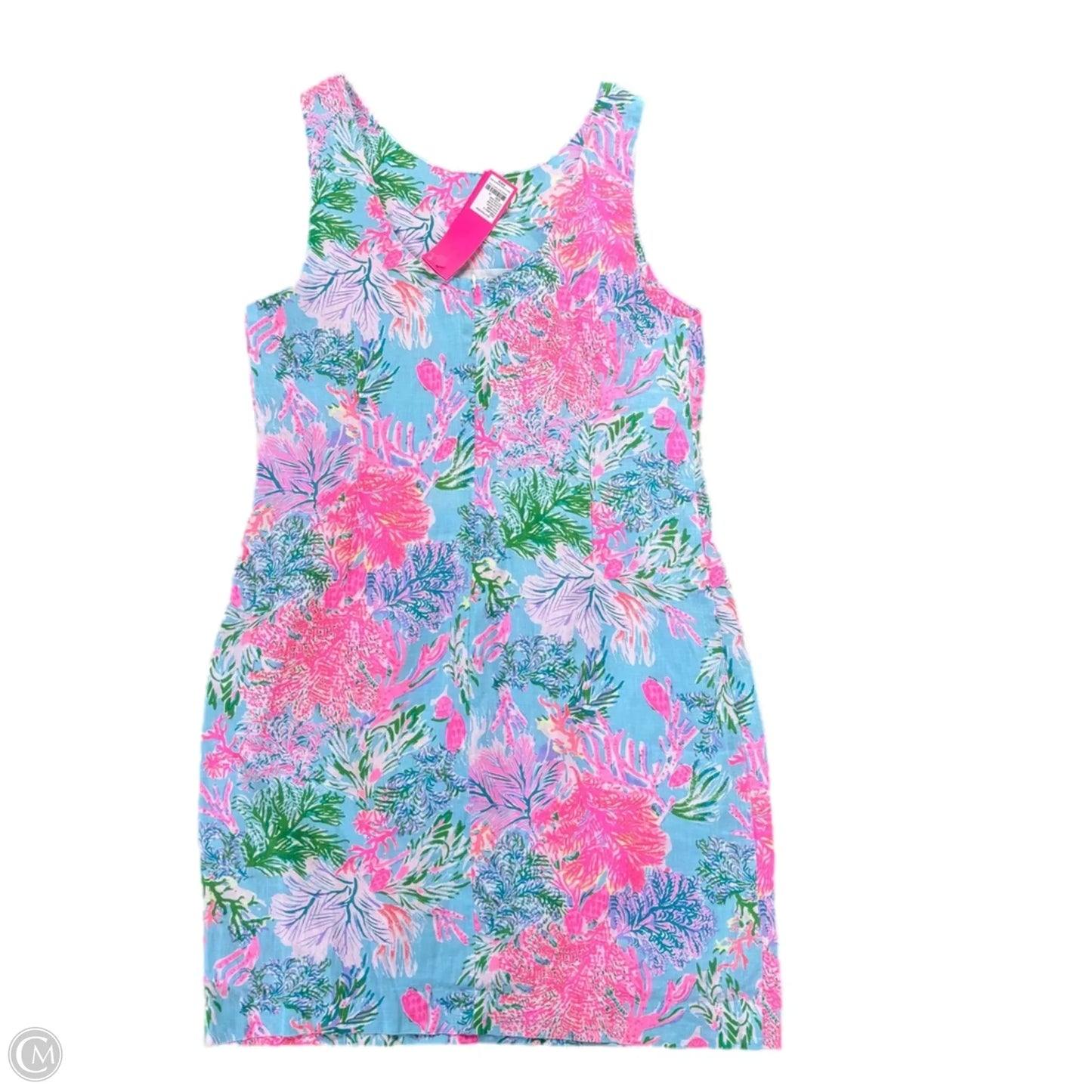 Dress Designer By Lilly Pulitzer In Blue & Pink, Size: L