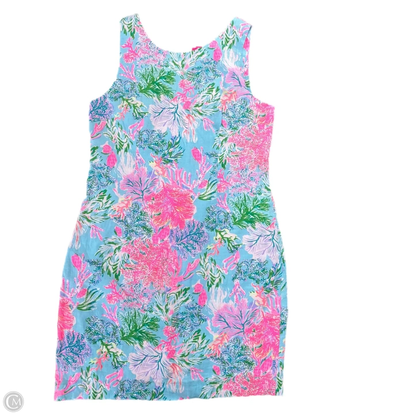 Dress Designer By Lilly Pulitzer In Blue & Pink, Size: L