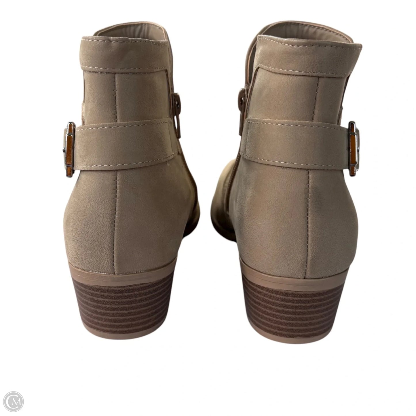 Boots Ankle Flats By Mia In Tan, Size: 9