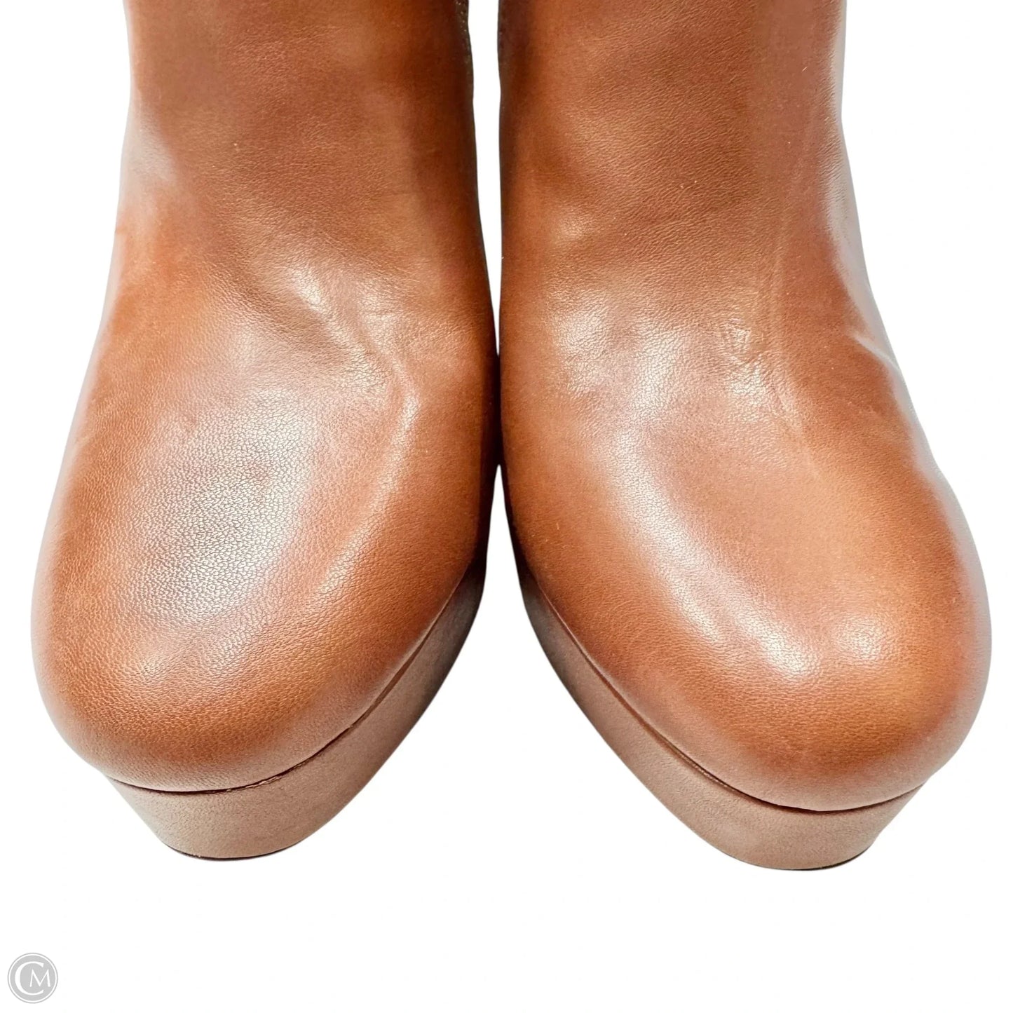 Boots Ankle Heels By Vince Camuto In Brown, Size: 9.5