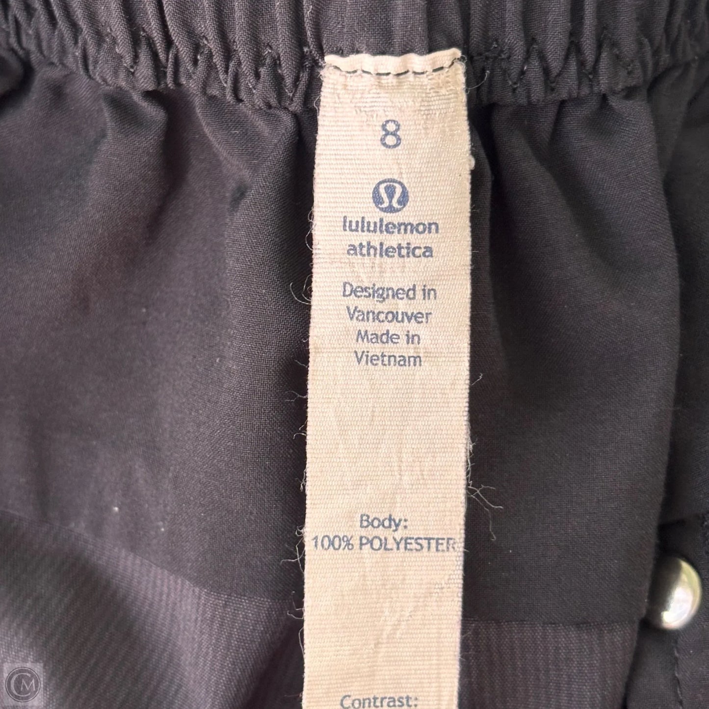 Athletic Shorts By Lululemon In Black, Size: M