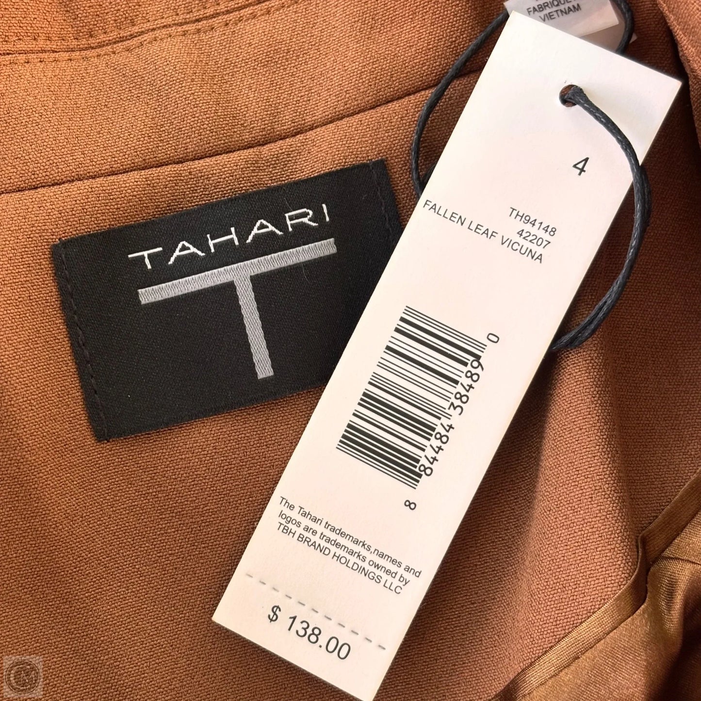 Blazer By Tahari In Brown, Size: S
