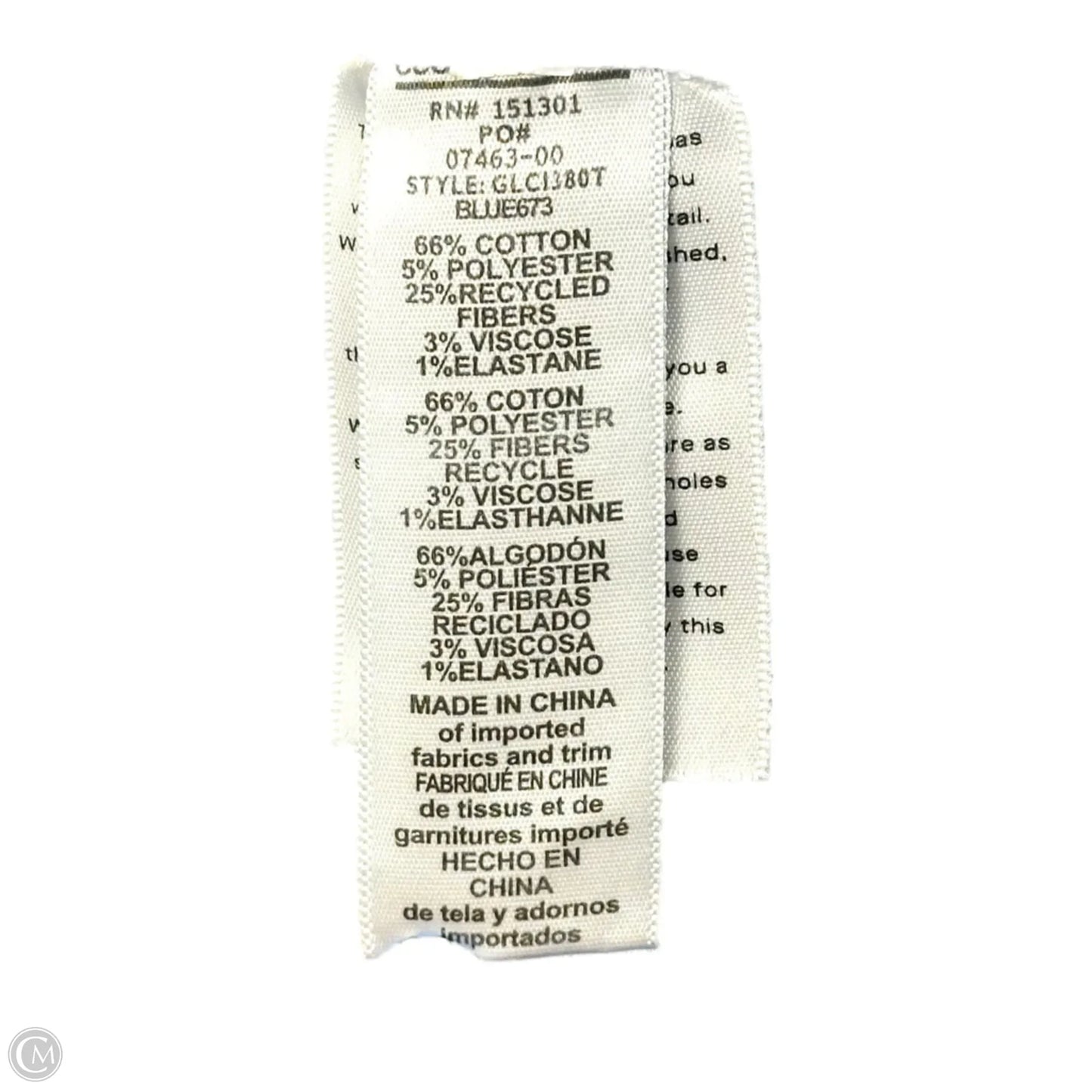 Jeans Skinny By Good American In Blue, Size: 6