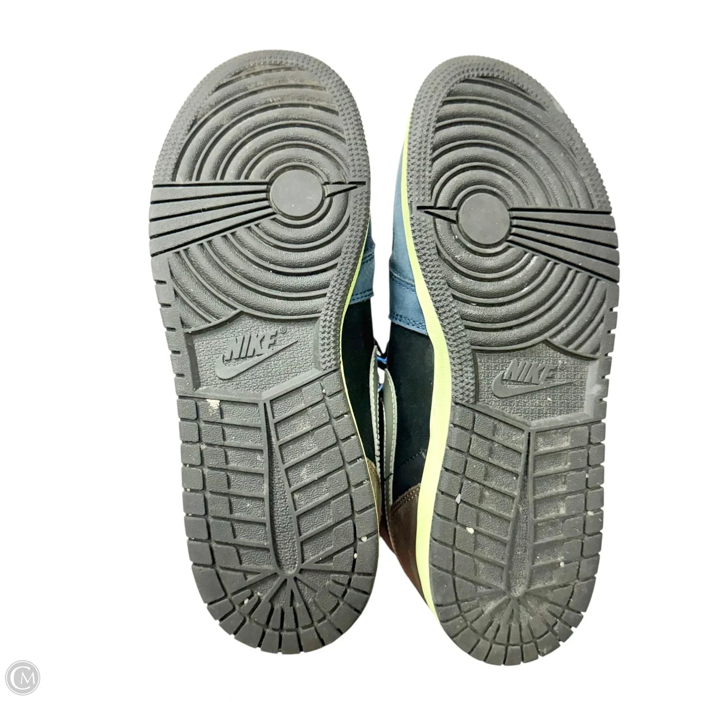 Shoes Luxury Designer By Jordan In Multi-colored, Size: 9