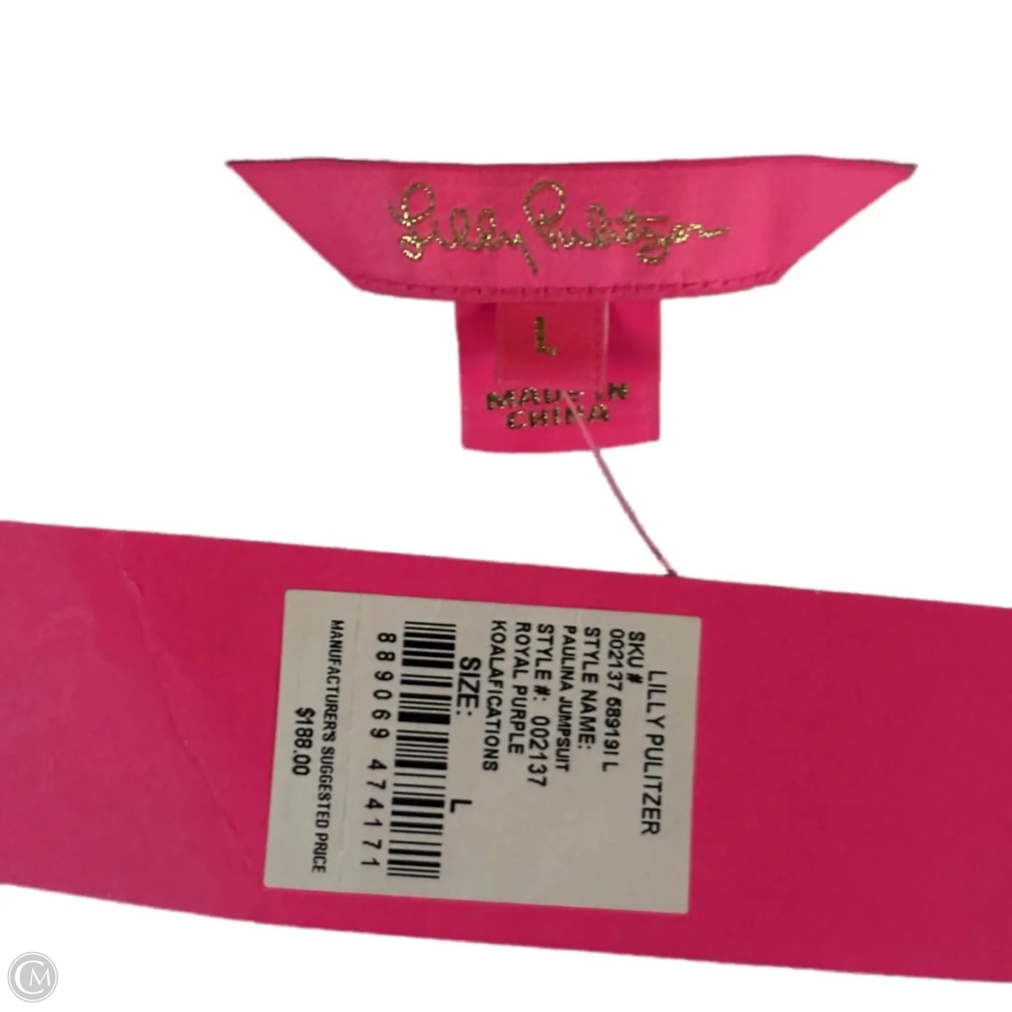 Jumpsuit Designer By Lilly Pulitzer In Blue, Size: L