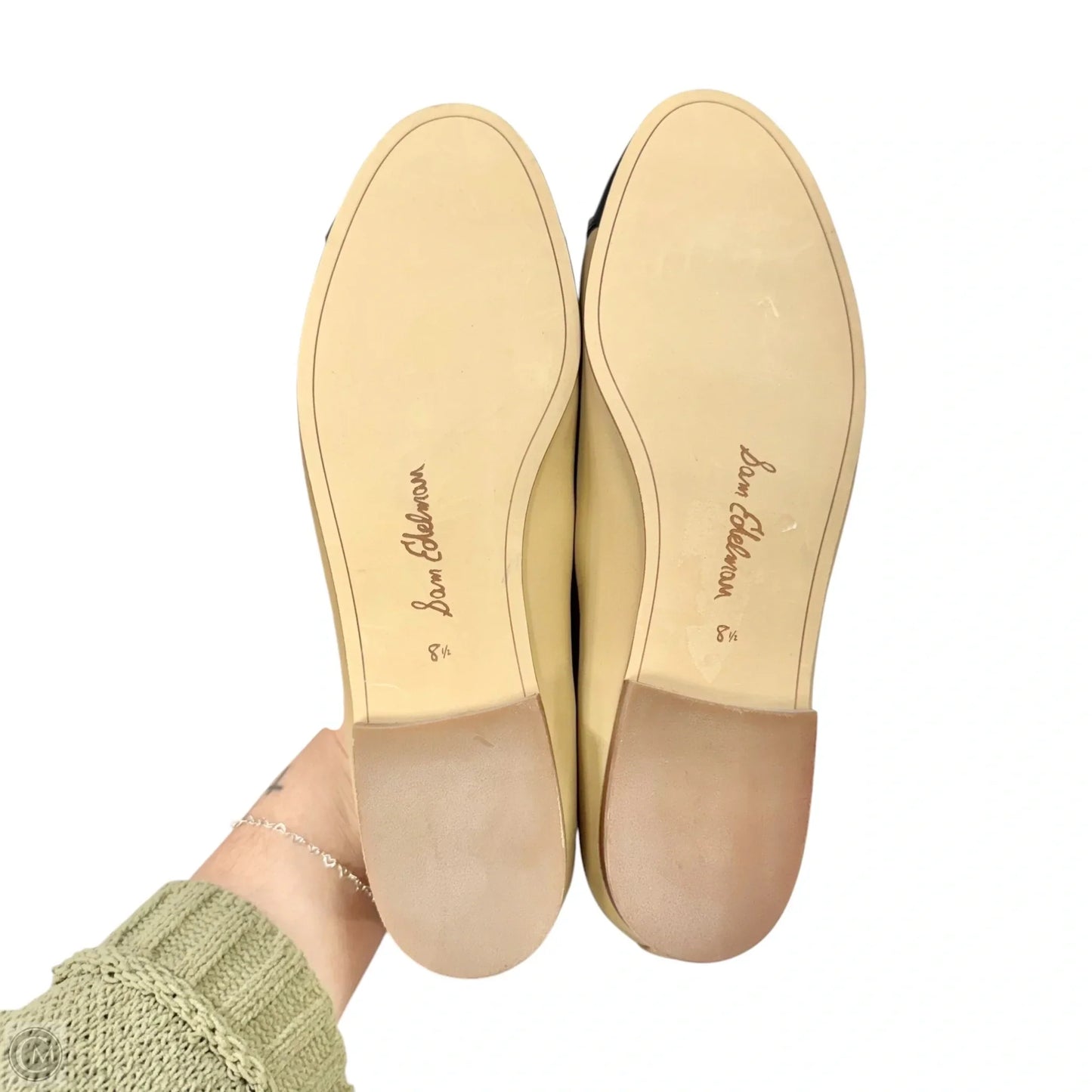 Shoes Flats By Sam Edelman In Black & Tan, Size: 8.5