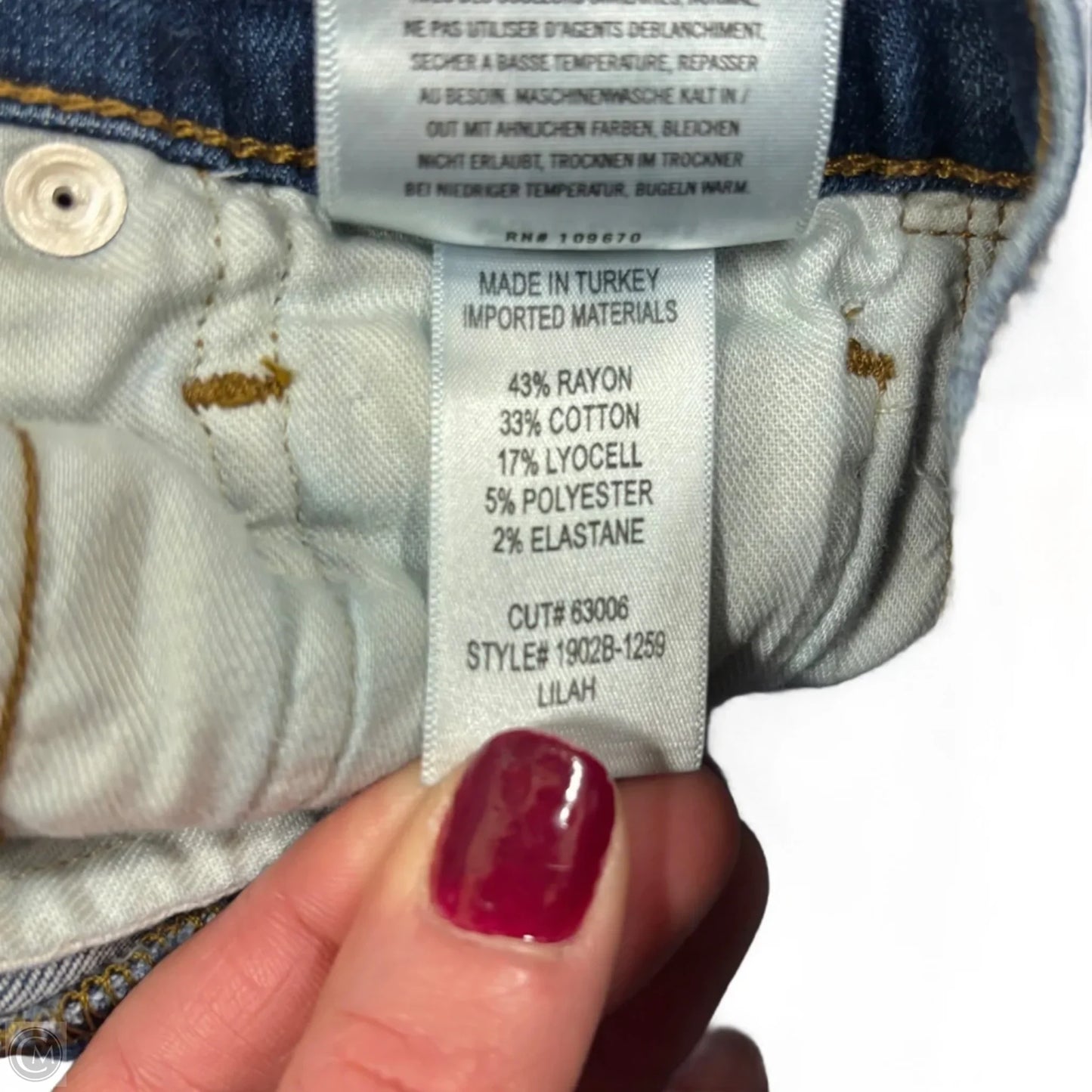 Jeans Boot Cut By Citizens Of Humanity In Blue Denim, Size: 0