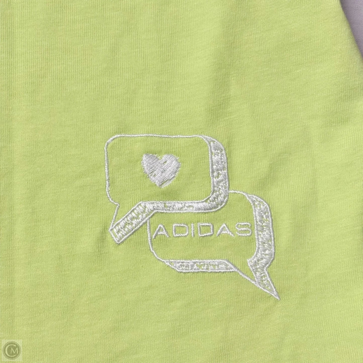 Top Short Sleeve By Adidas In Green, Size: Xl