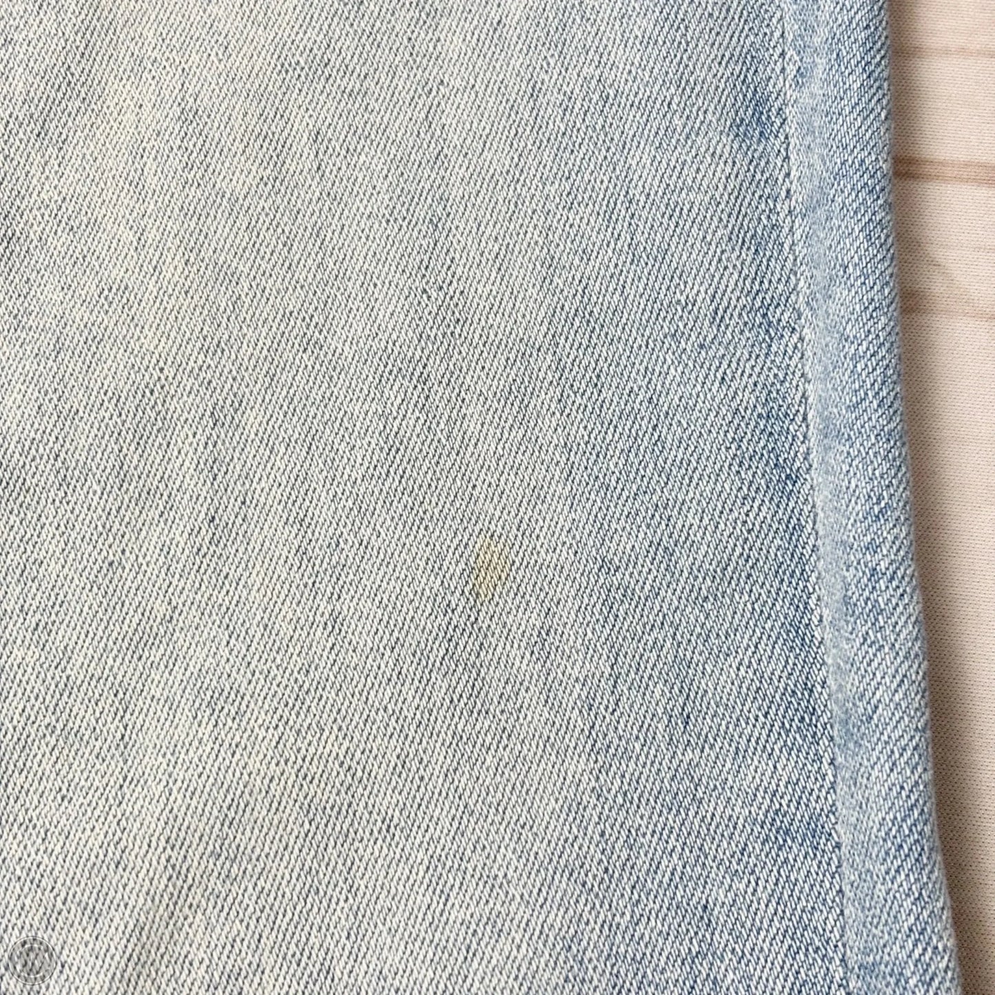 Jeans Straight By Mother In Blue Denim, Size: 8