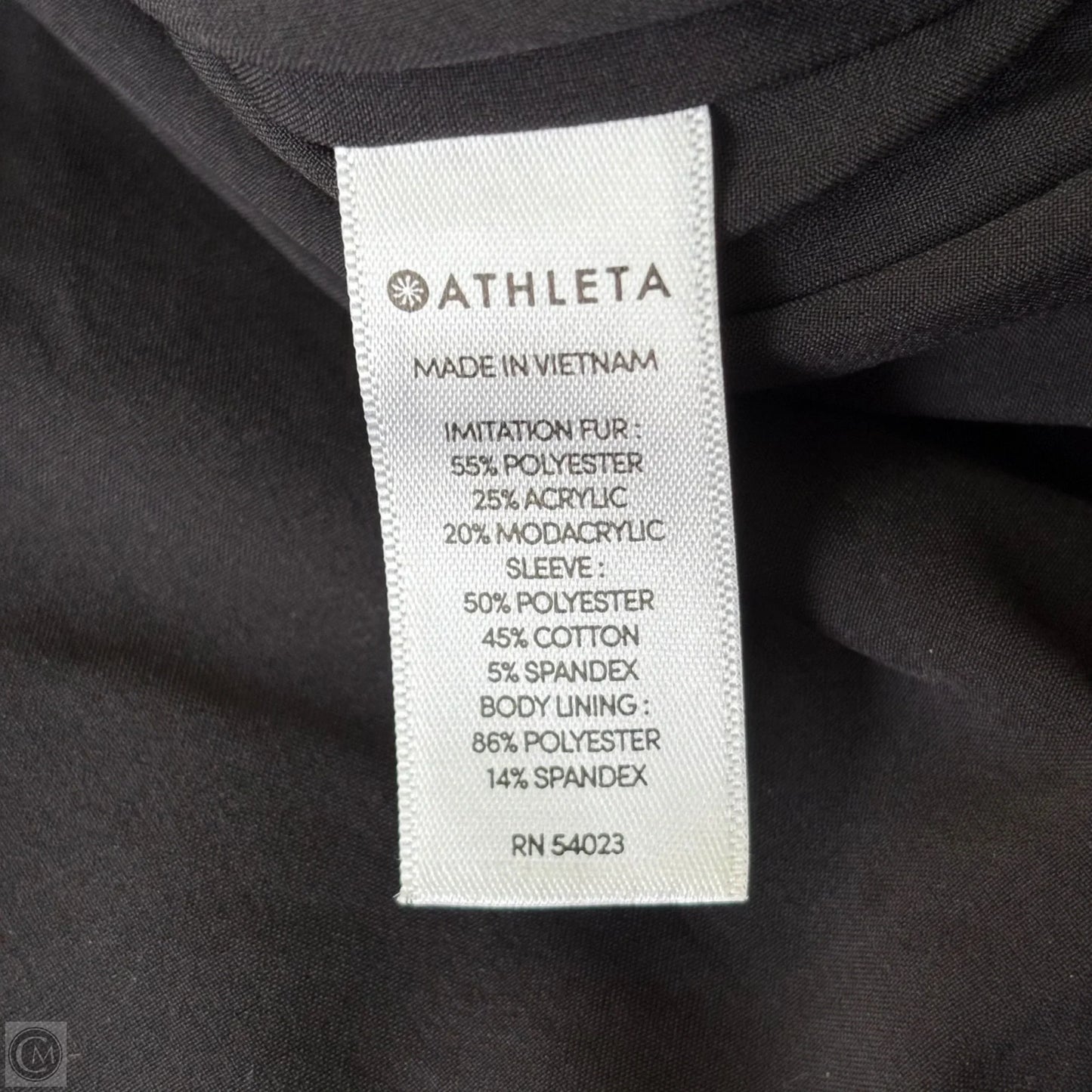 Athletic Jacket By Athleta In Black, Size: L