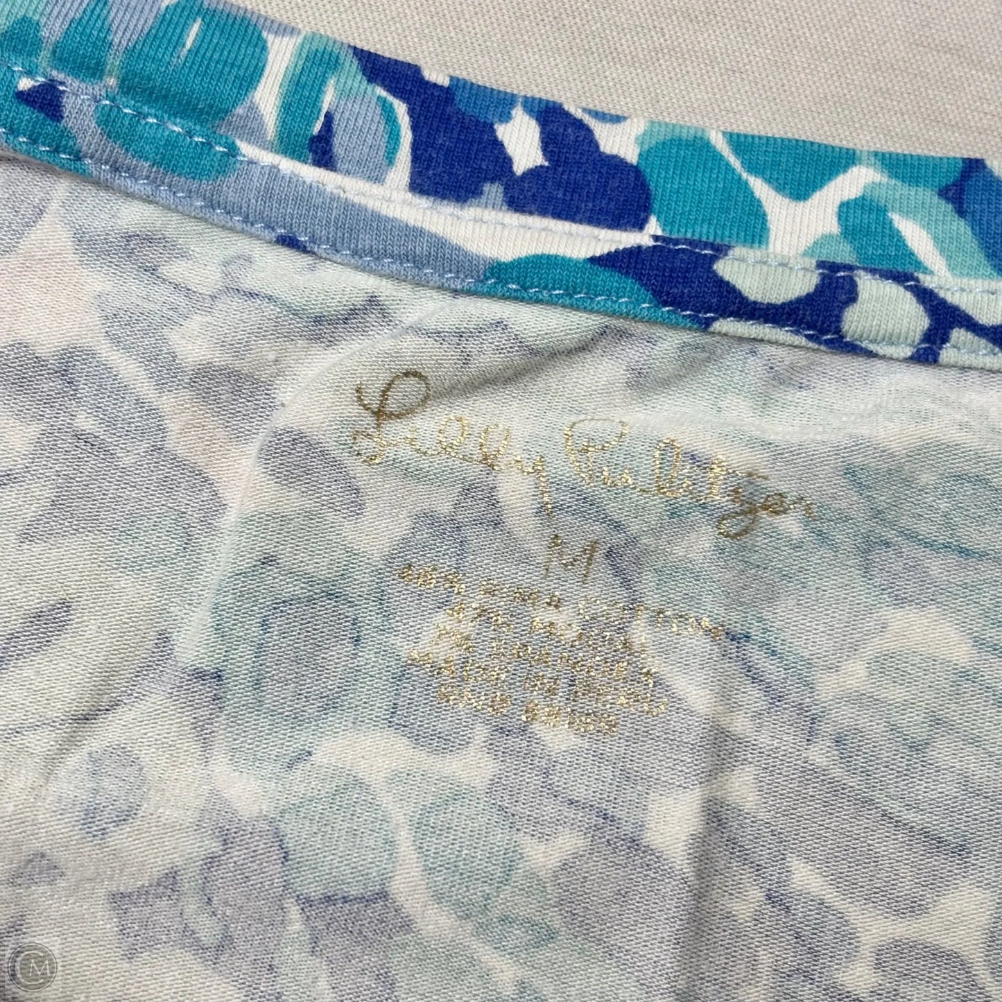 Top Long Sleeve Designer By Lilly Pulitzer In Blue, Size: L
