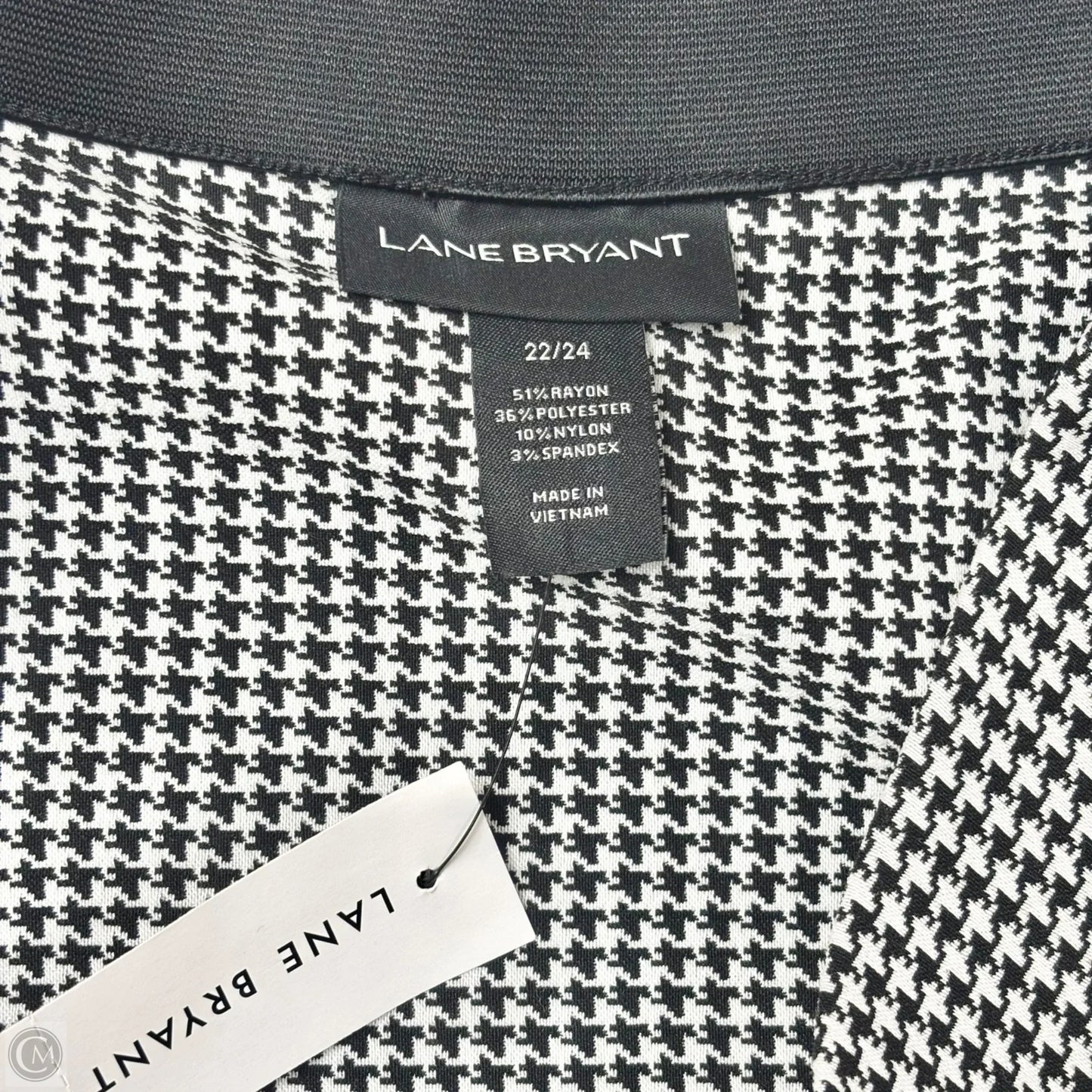 Skirt Mini & Short By Lane Bryant In Black & White, Size: 3x