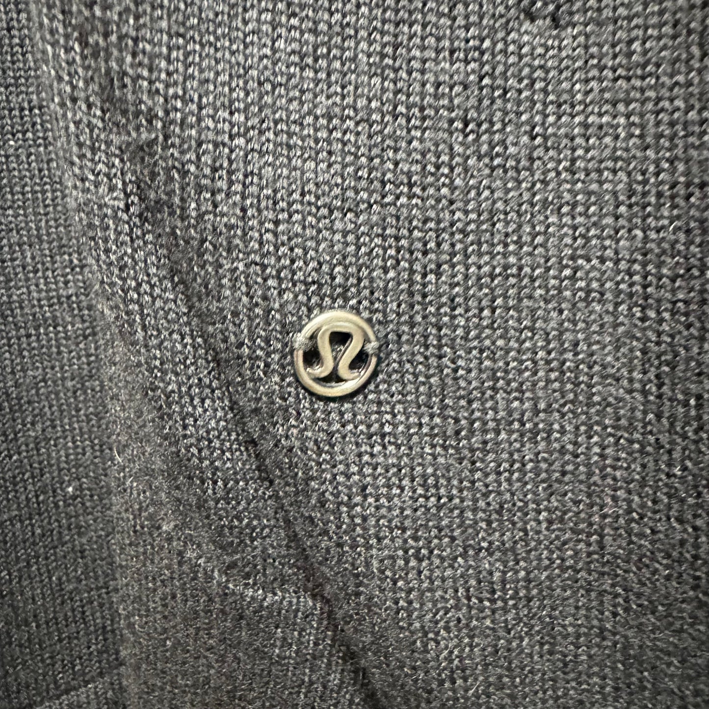 Sweater Cardigan By Lululemon In Black, Size: M