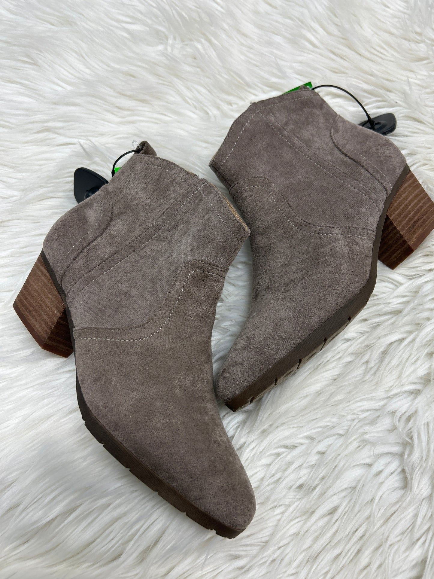 Boots Ankle Heels By Corkys In Taupe, Size:10