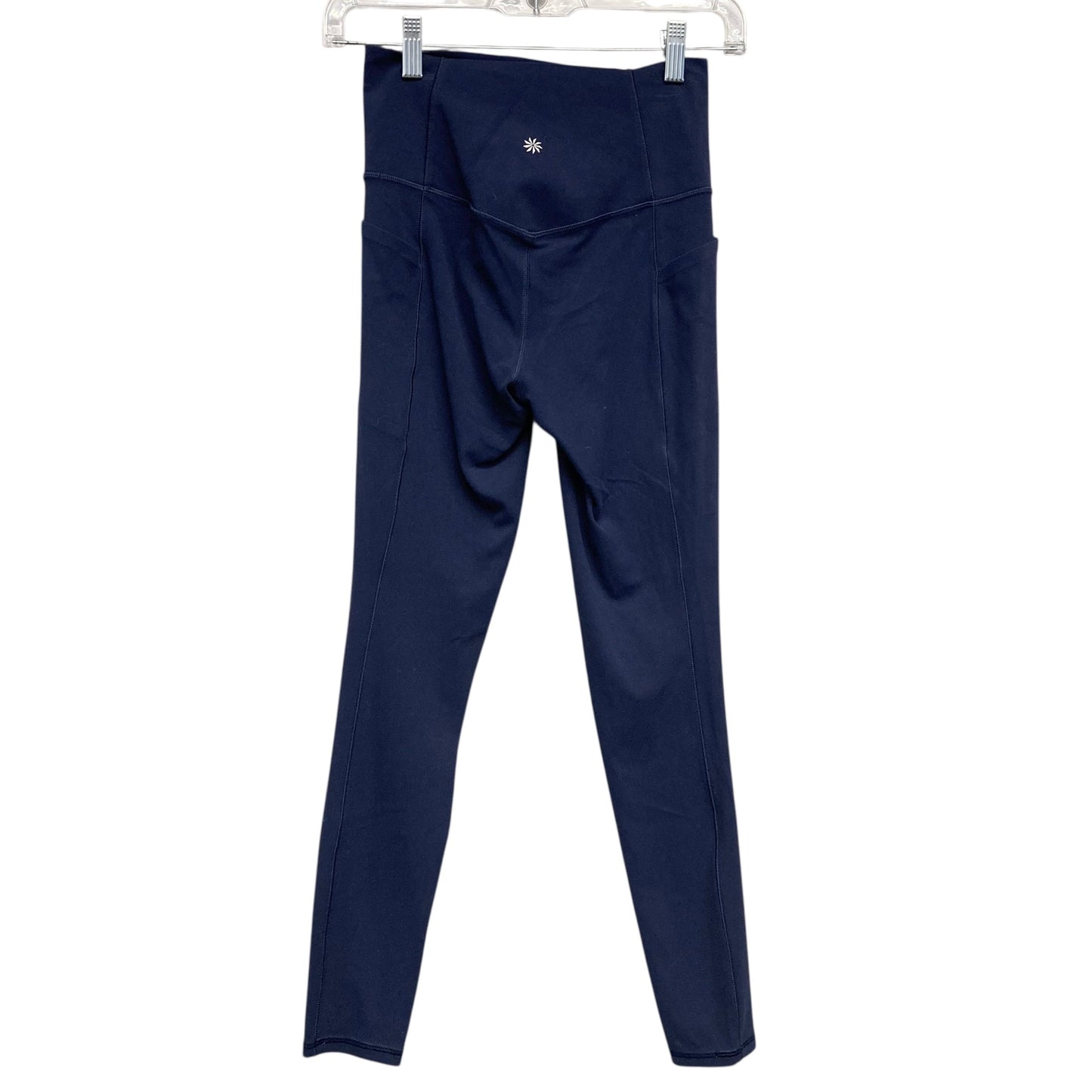 Athletic Leggings By Athleta In Navy, Size:Xs