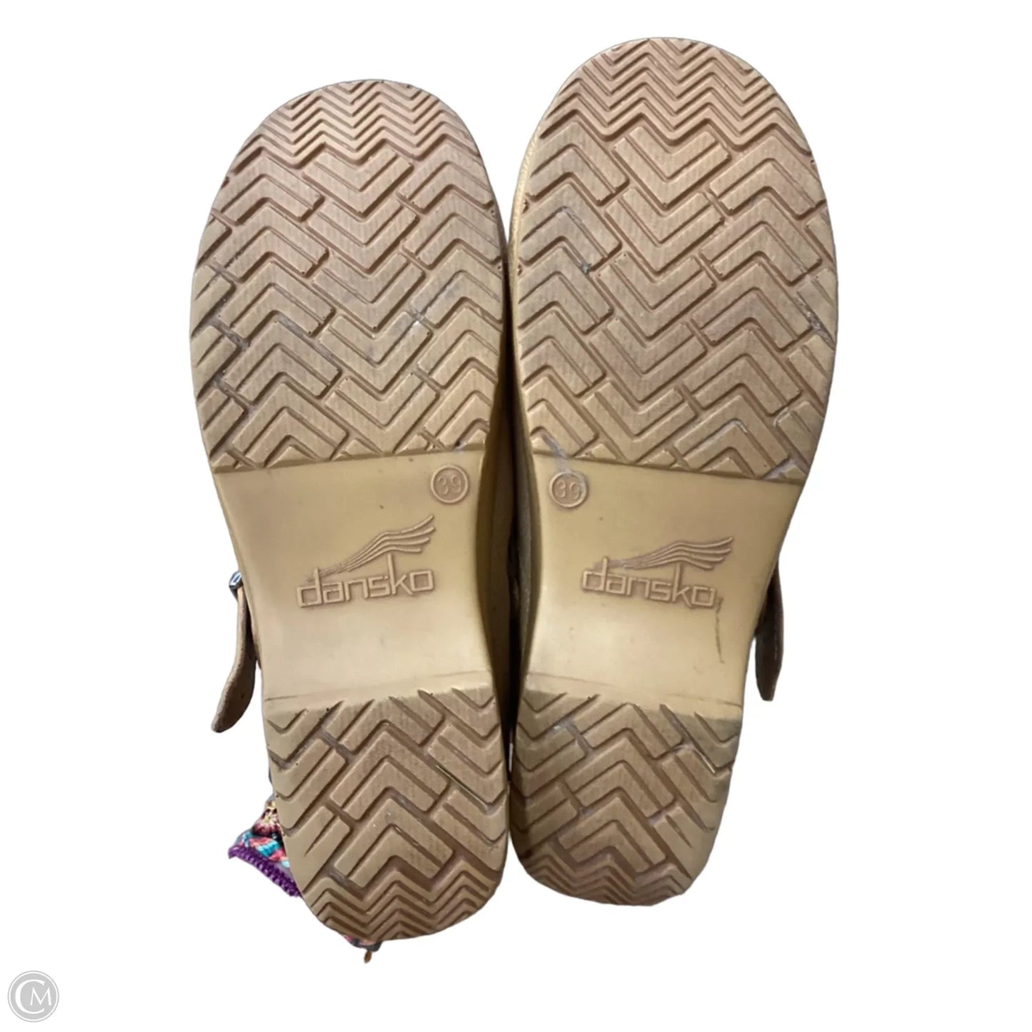 Shoes Heels Block By Dansko In Beige, Size: 8.5