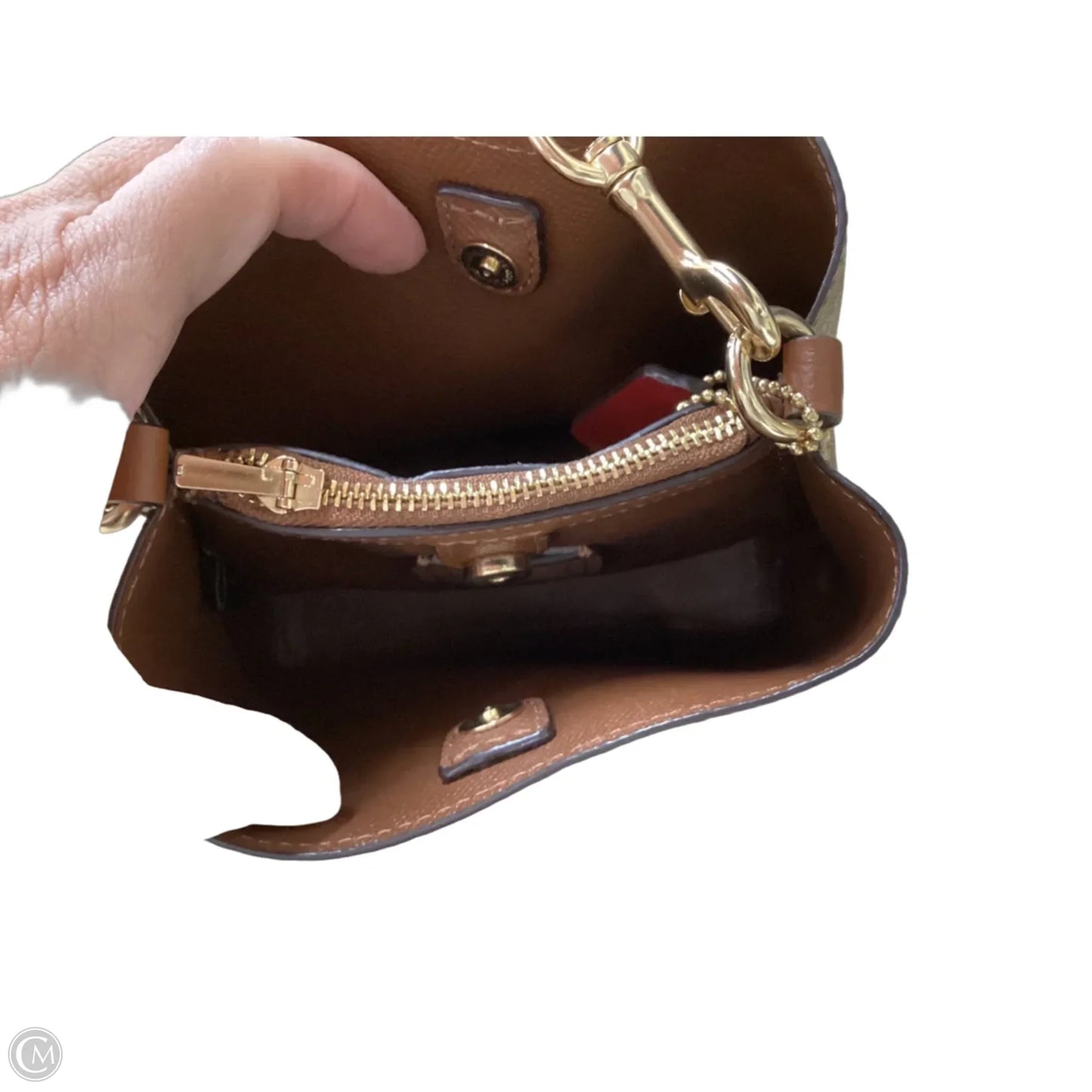 Crossbody Designer By Coach, Size: Small