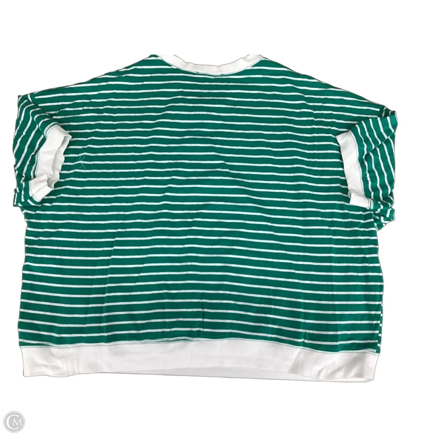 Top Short Sleeve By Zenana In Green, Size: 3x