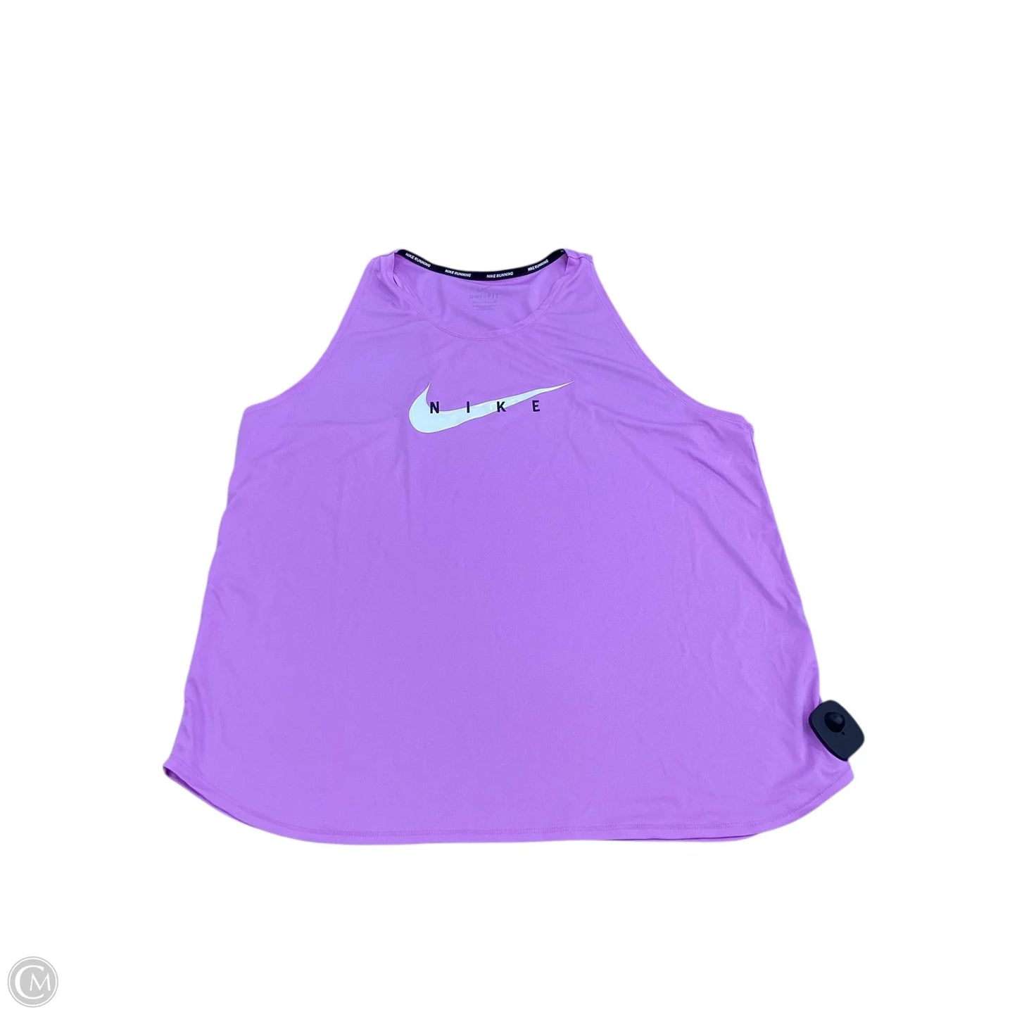 Athletic Tank Top By Nike In Purple, Size: Xl