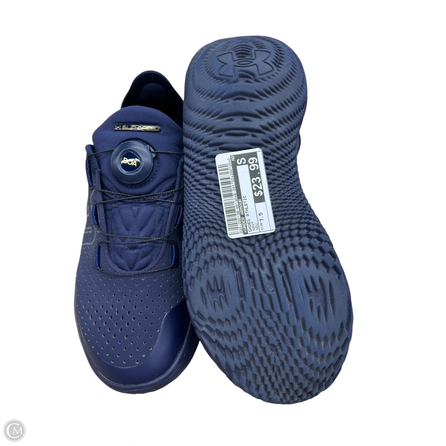 Shoes Athletic By Under Armour In Navy, Size: 7.5