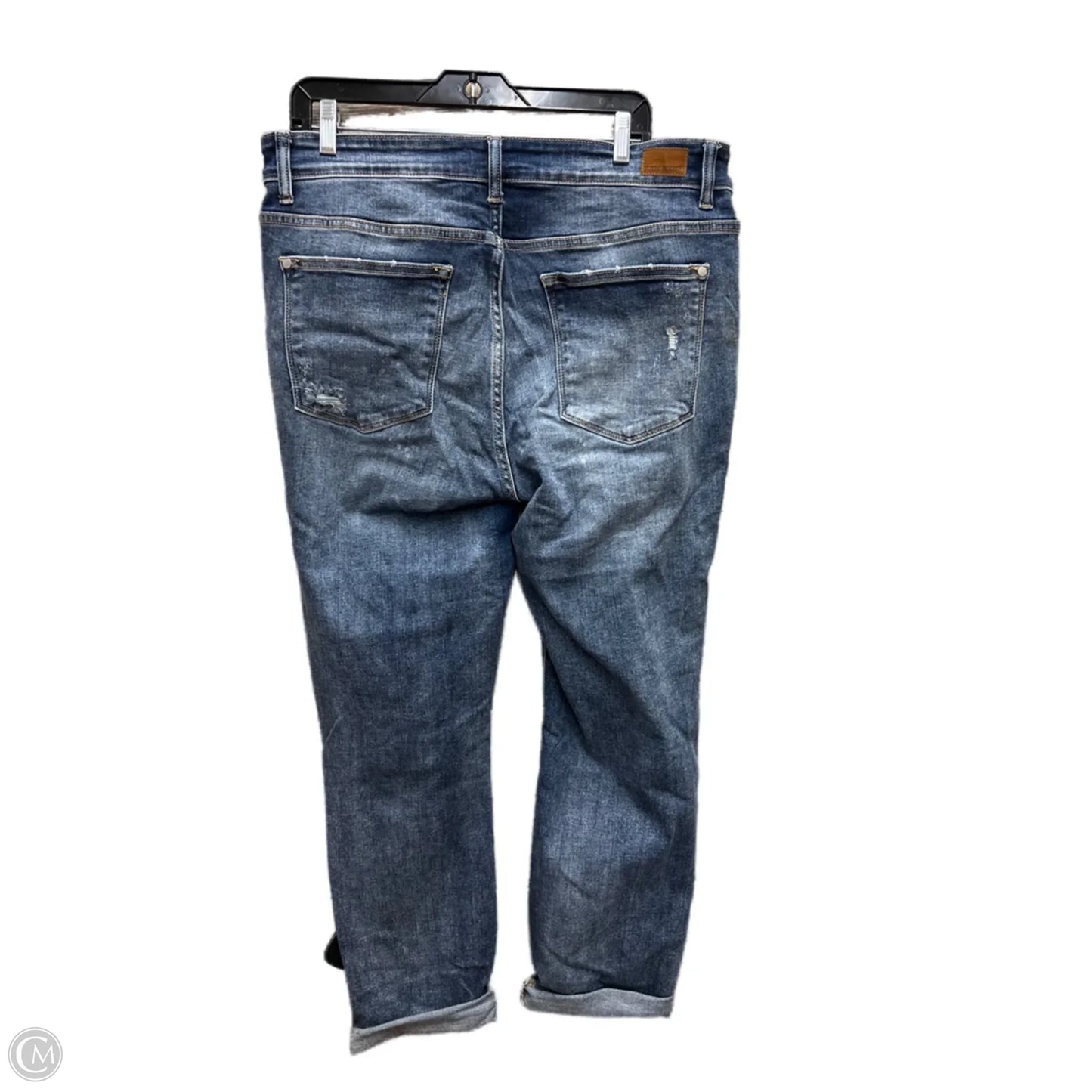 Jeans Boyfriend By Judy Blue In Blue Denim, Size: 16