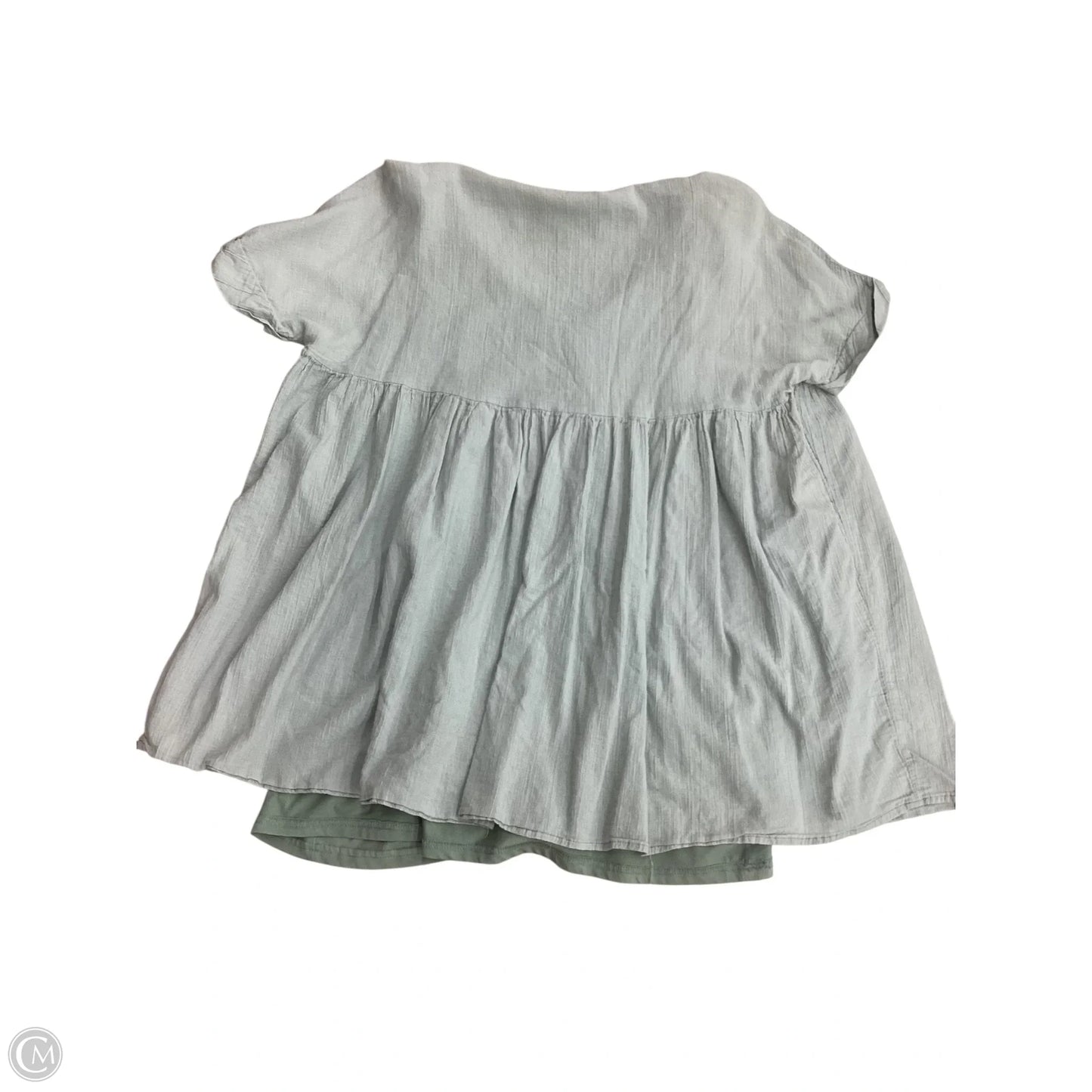 Top Short Sleeve By Listicle In Green, Size: S