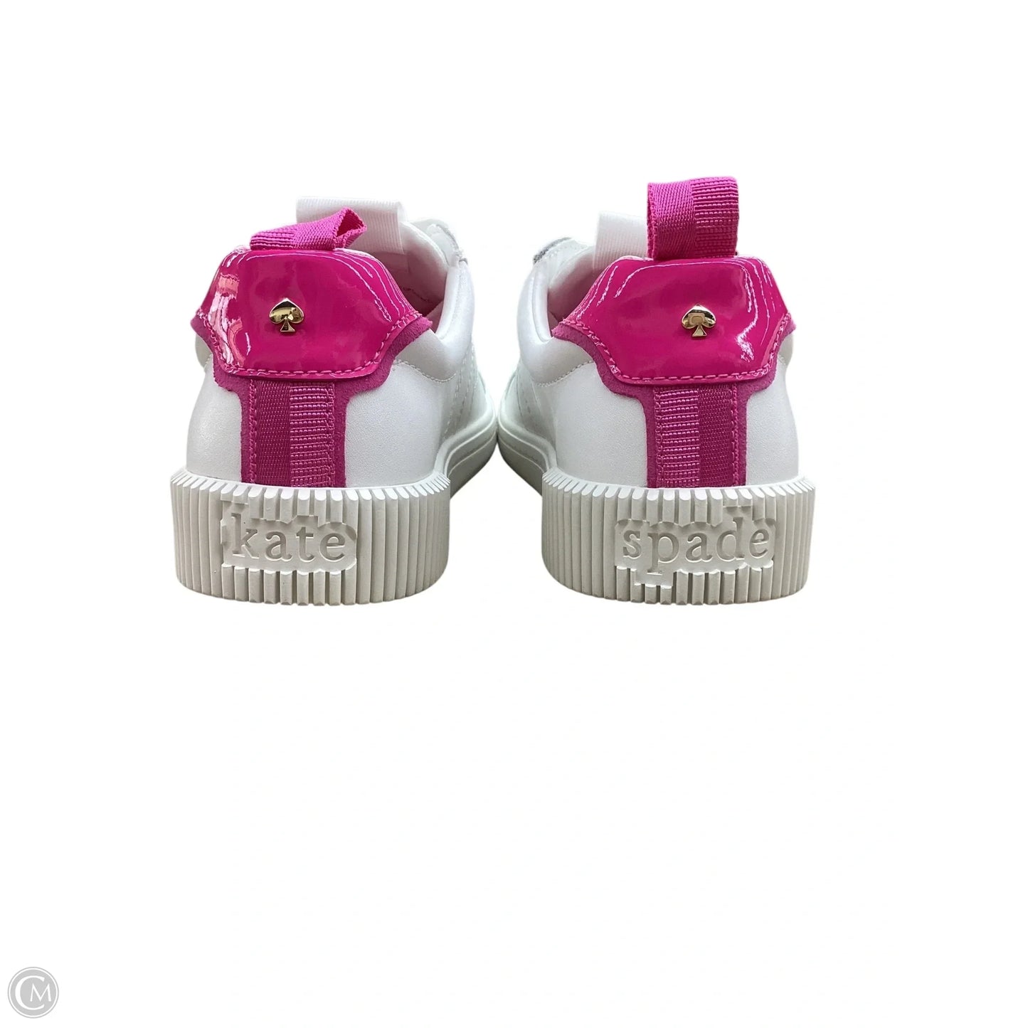Shoes Designer By Kate Spade In Pink & White, Size: 6.5