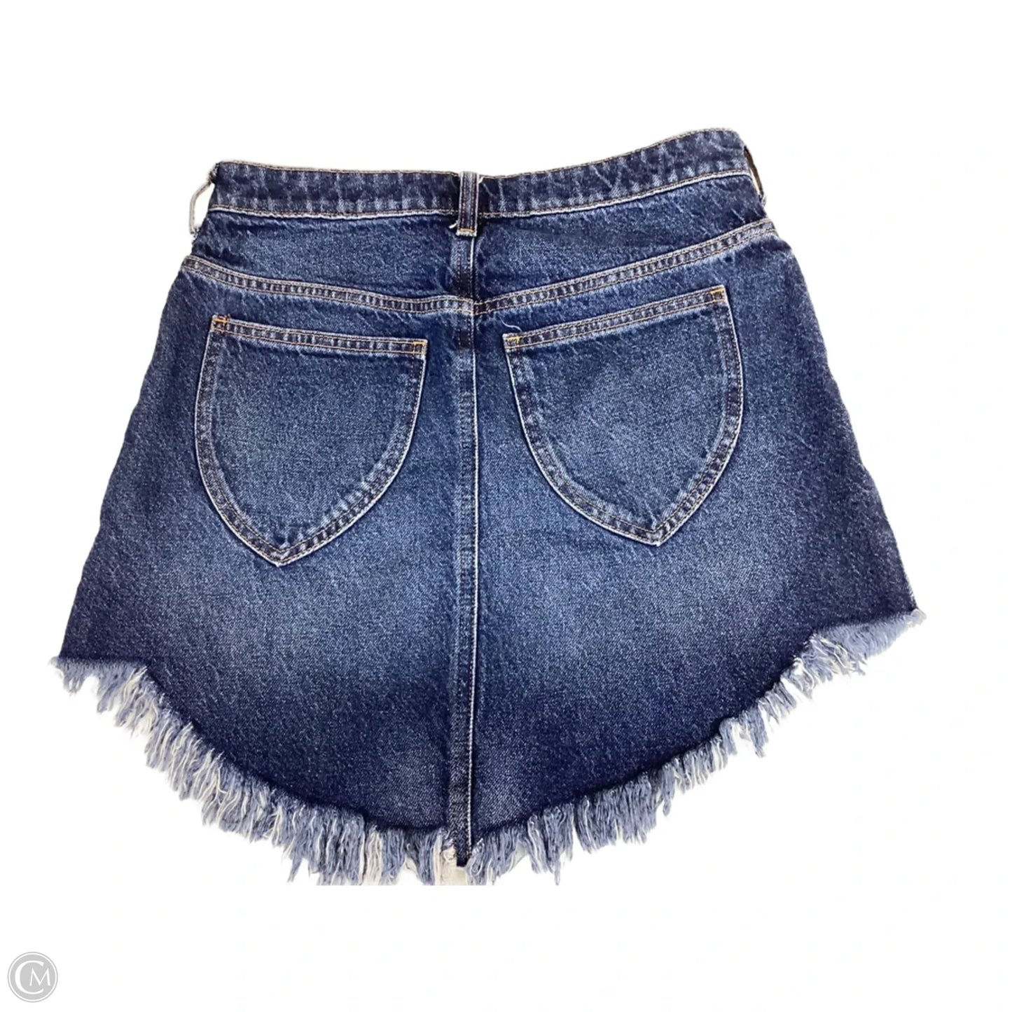 Skirt Mini & Short By We The Free In Blue Denim, Size: 4