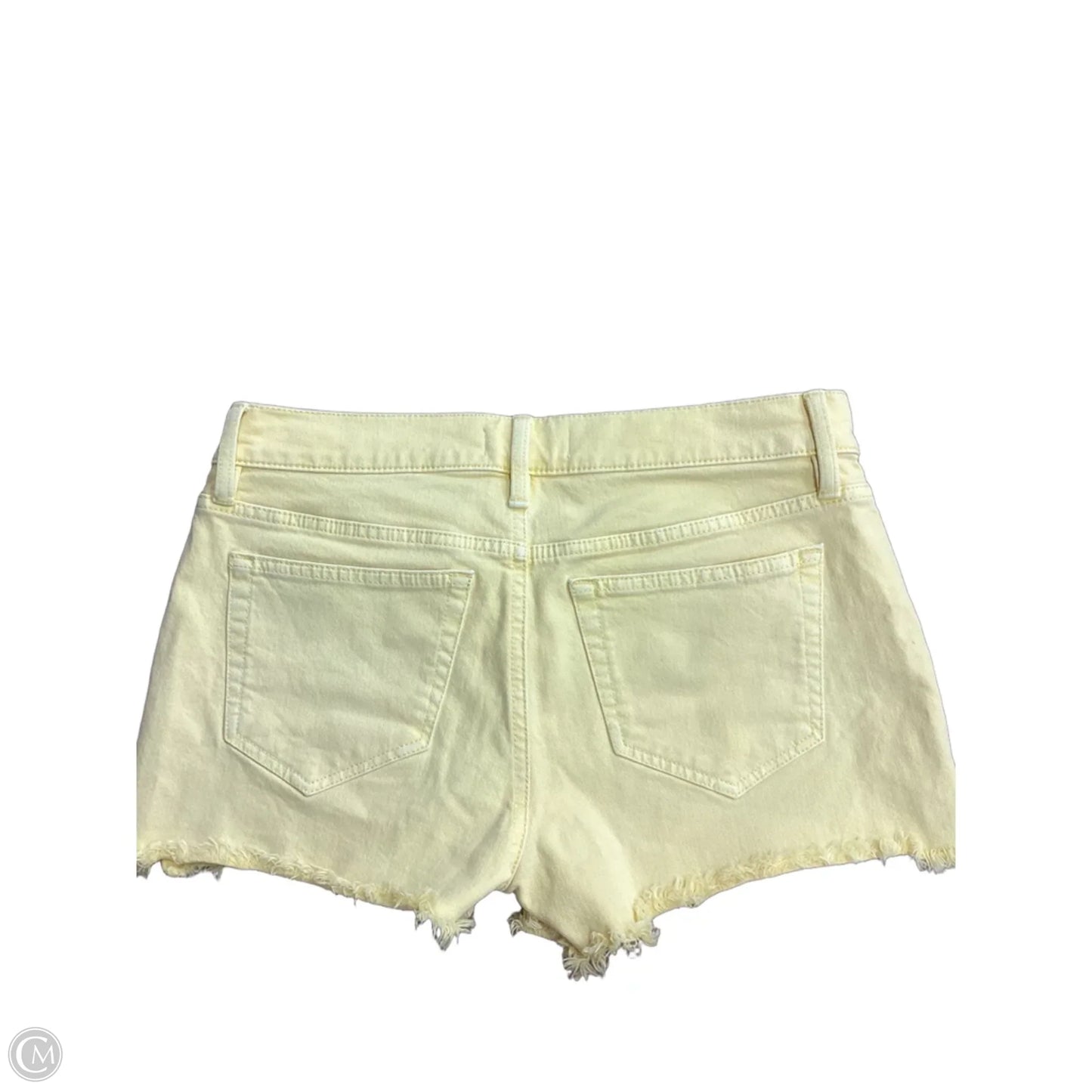 Shorts By Loft In Yellow Denim, Size: 4