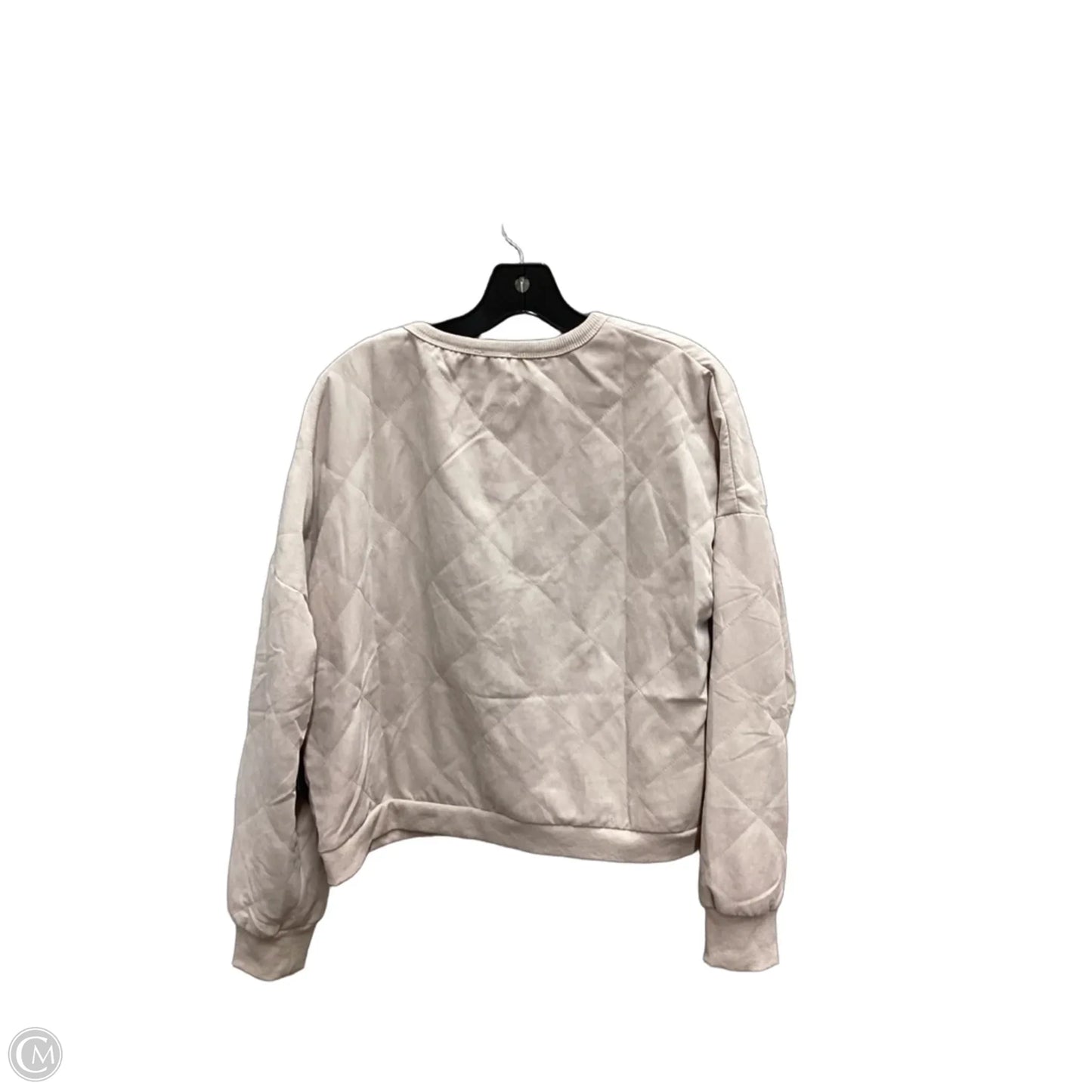 Top Long Sleeve By Clothes Mentor In Beige, Size: M