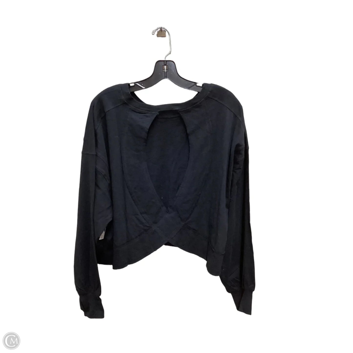 Top Long Sleeve Basic By Rae Mode In Black, Size: S
