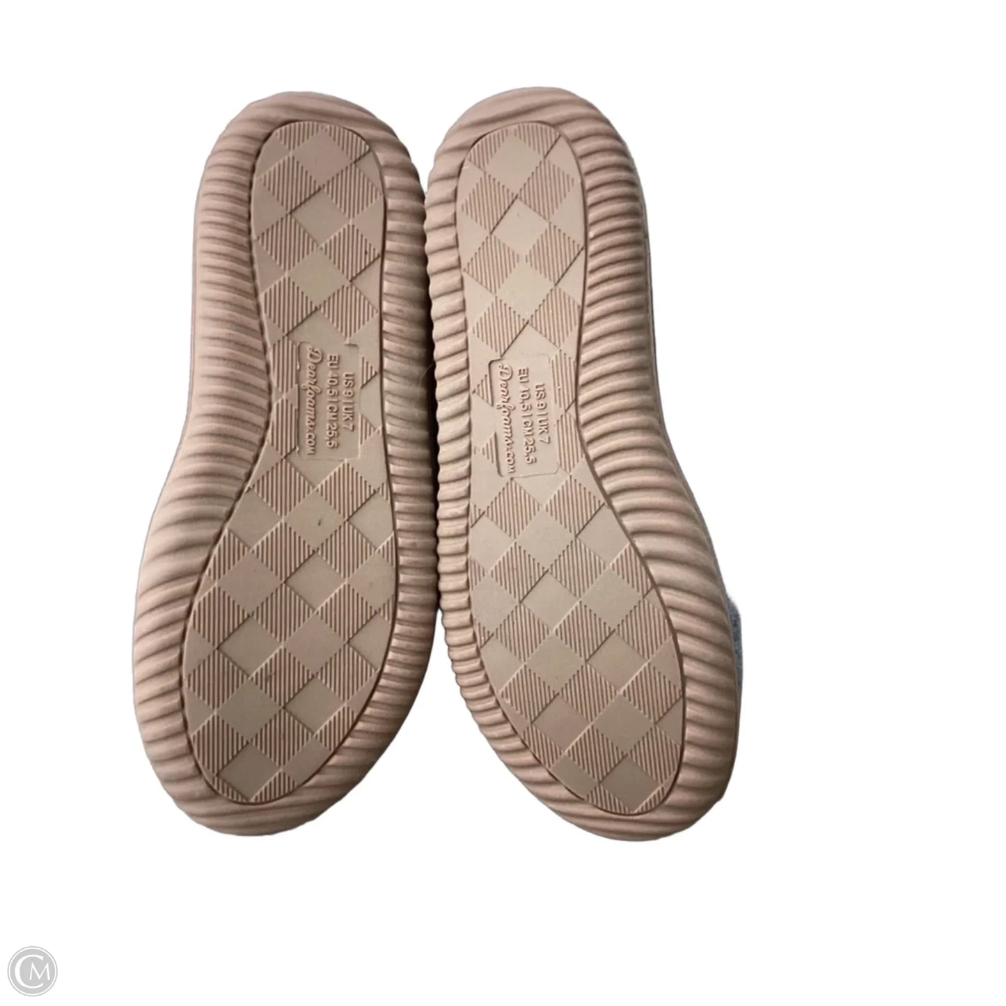 Slippers By Clothes Mentor In Grey & Tan, Size: 9