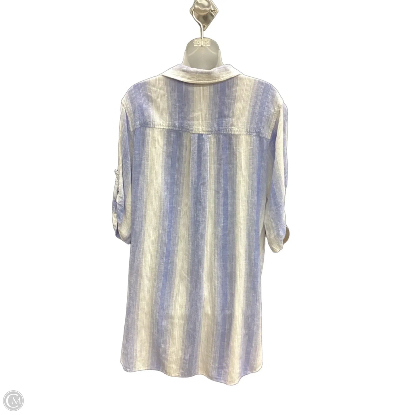 Dress Casual Short By Bella Dahl In Striped Pattern, Size: L