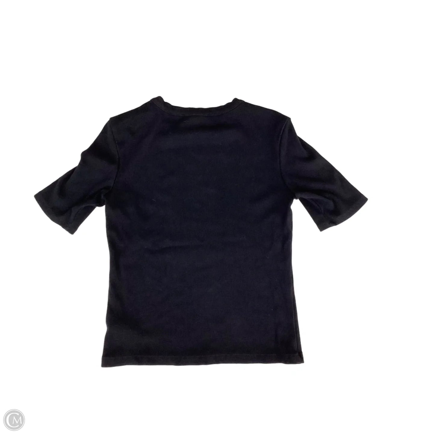 Top Short Sleeve By Tahari In Black, Size: S