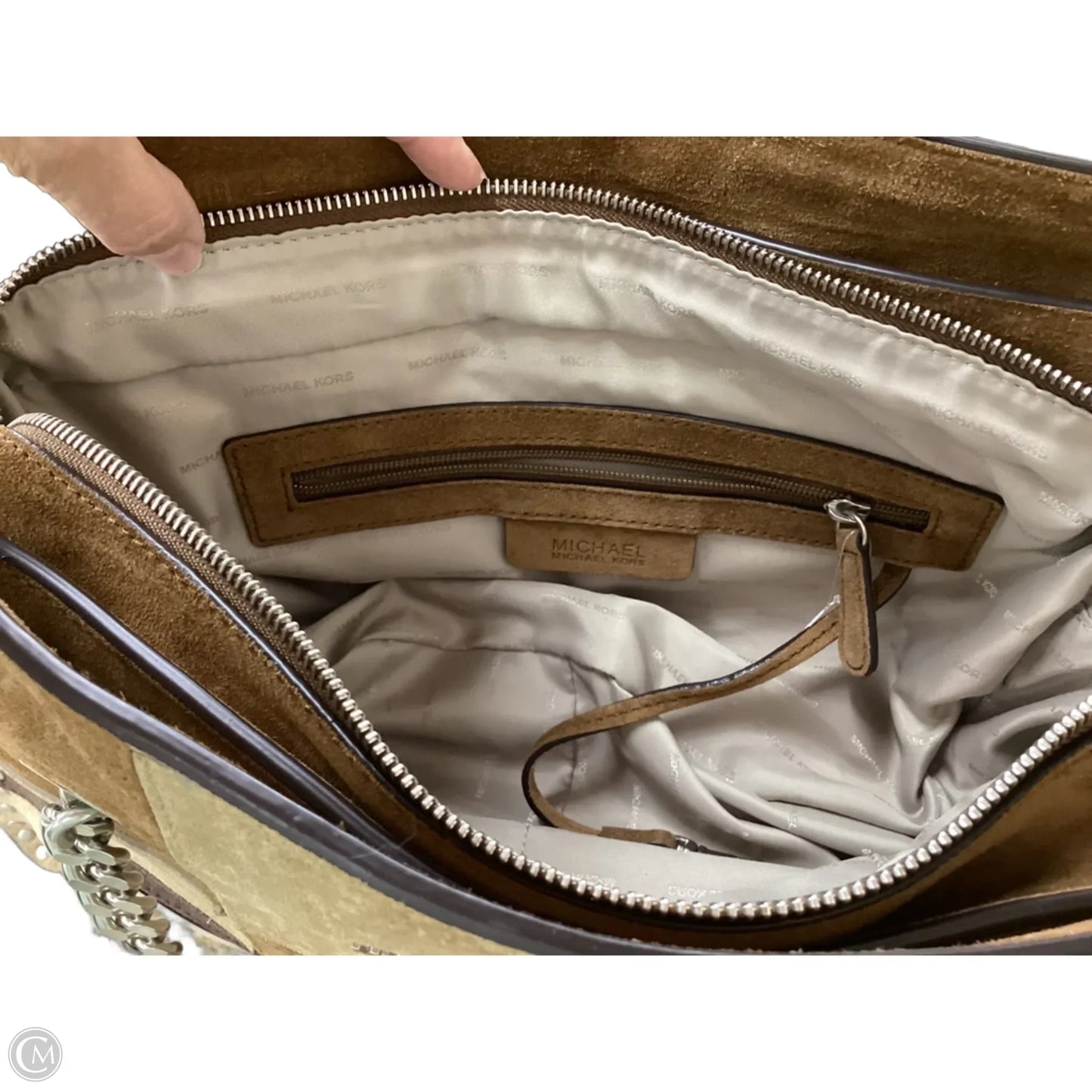Handbag Designer By Michael Kors, Size: Medium