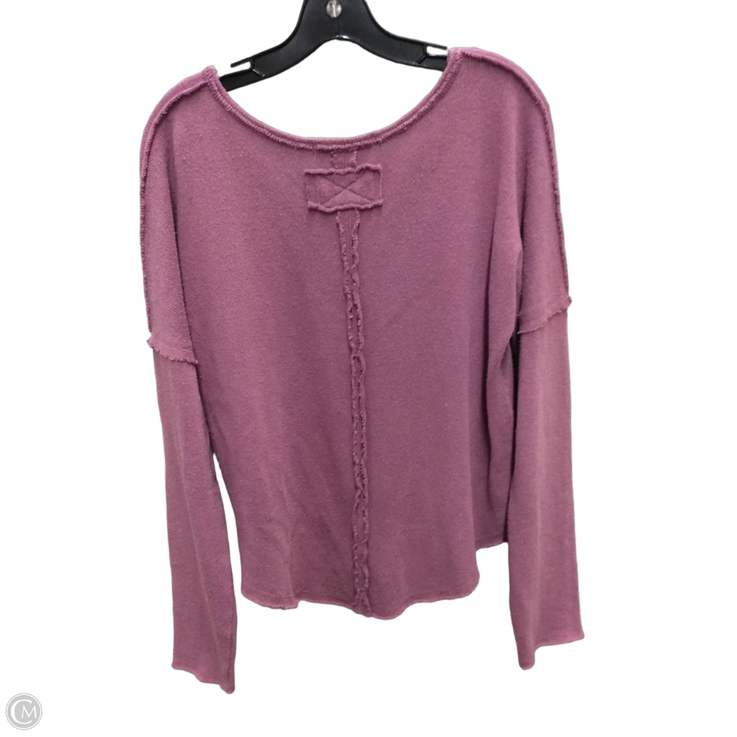 Top Long Sleeve By We The Free In Purple, Size: Xl