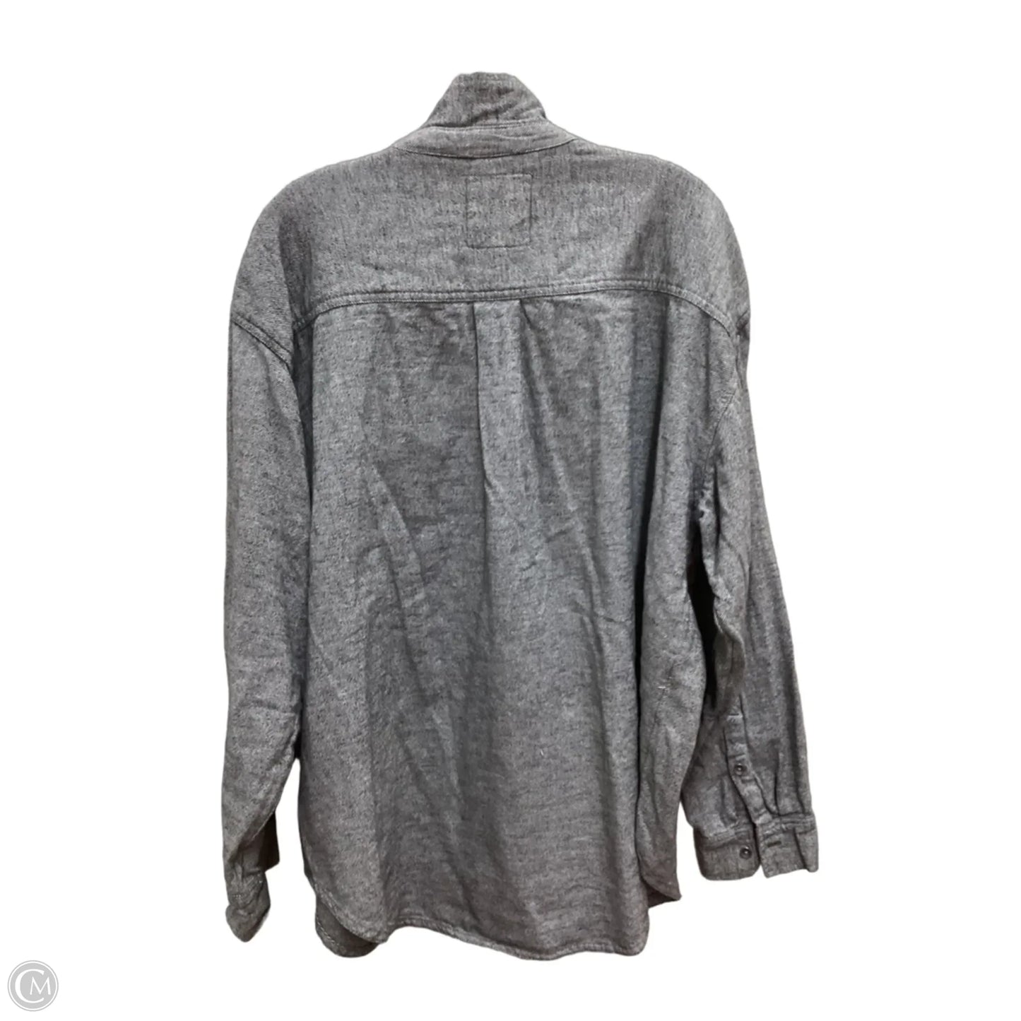Top Long Sleeve By Aerie In Grey, Size: M