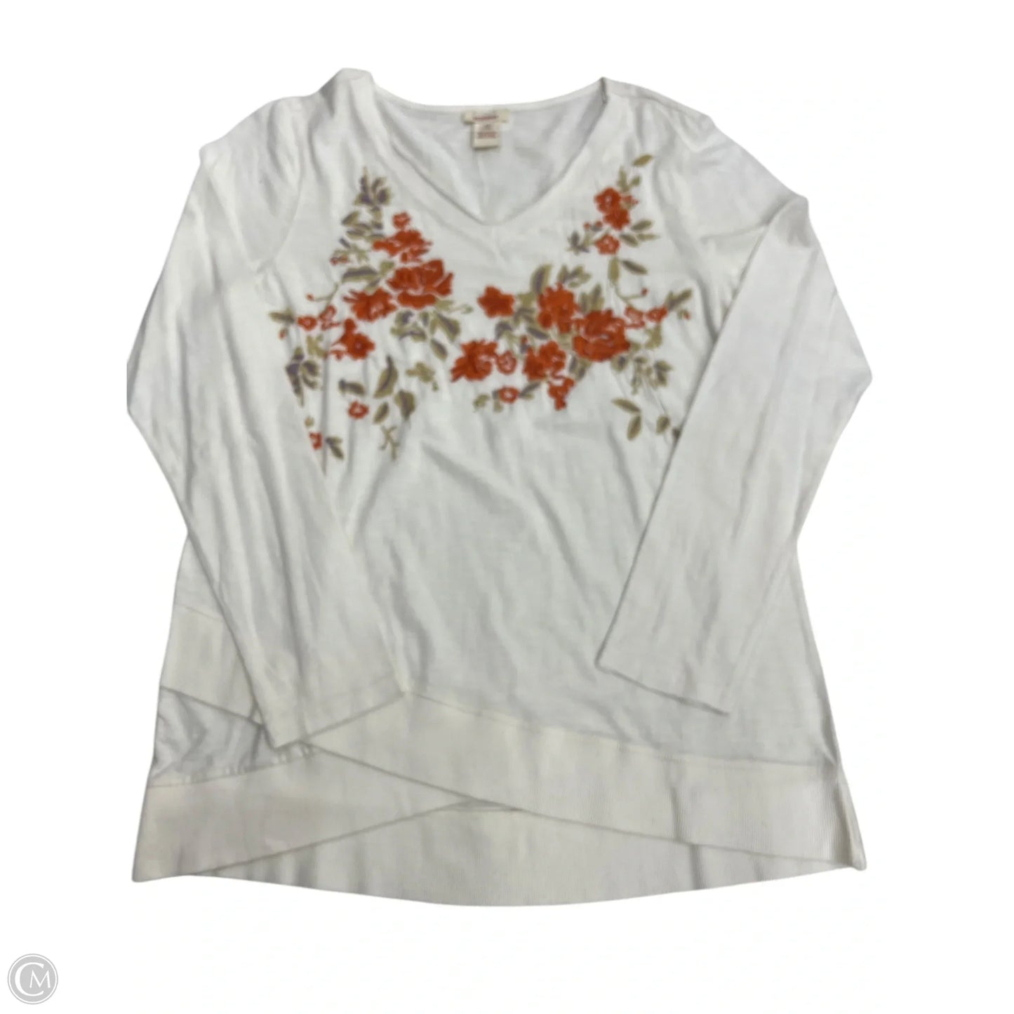 Top Long Sleeve By Sundance In White, Size: M