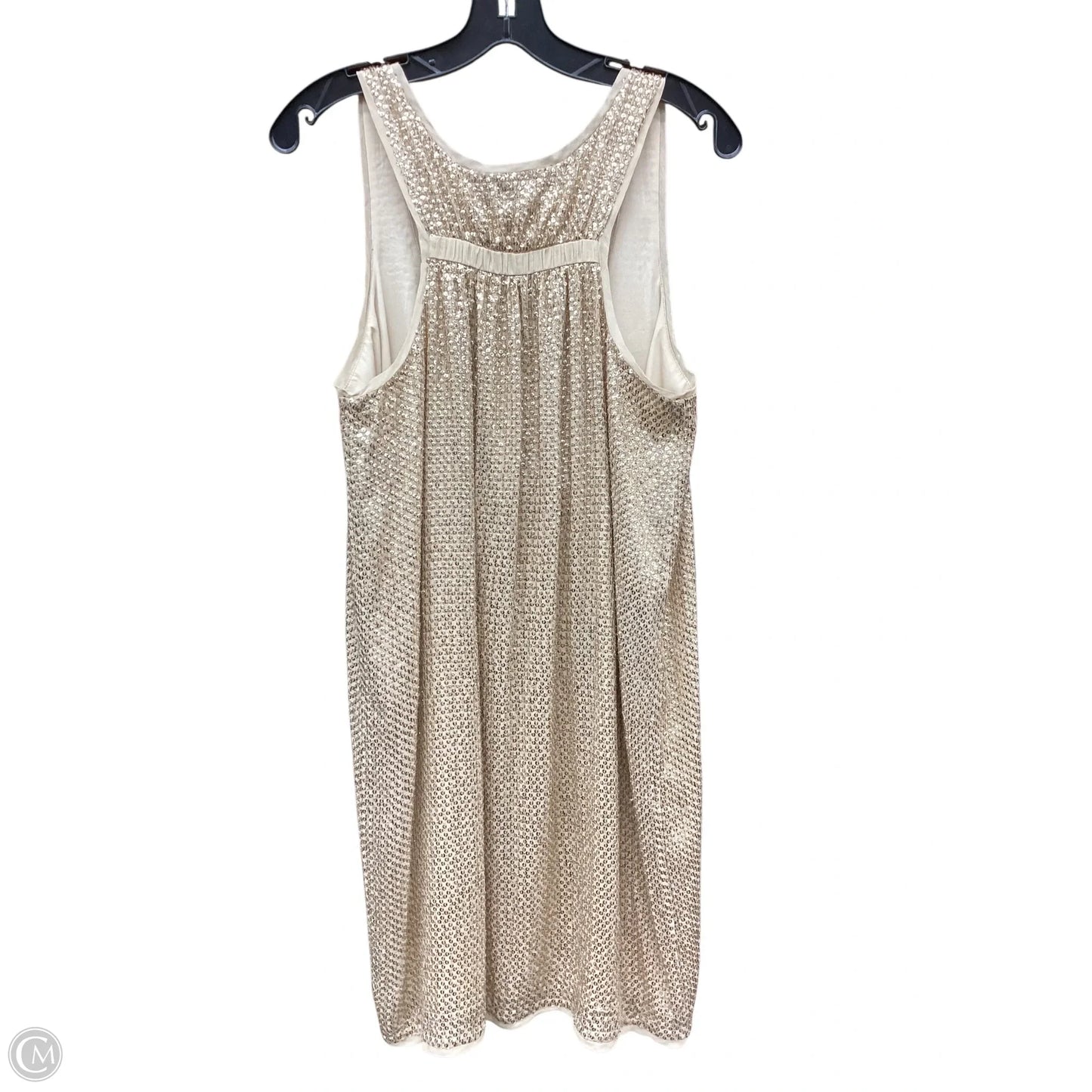 Dress Designer By Diane Von Furstenberg In Gold, Size: M